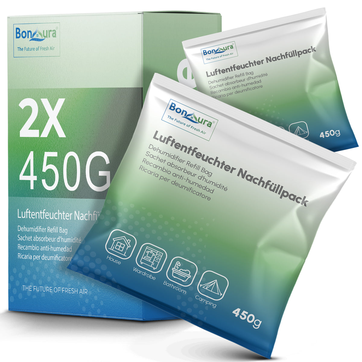 AirOne Lite Luftentfeuchter Granulat 450g