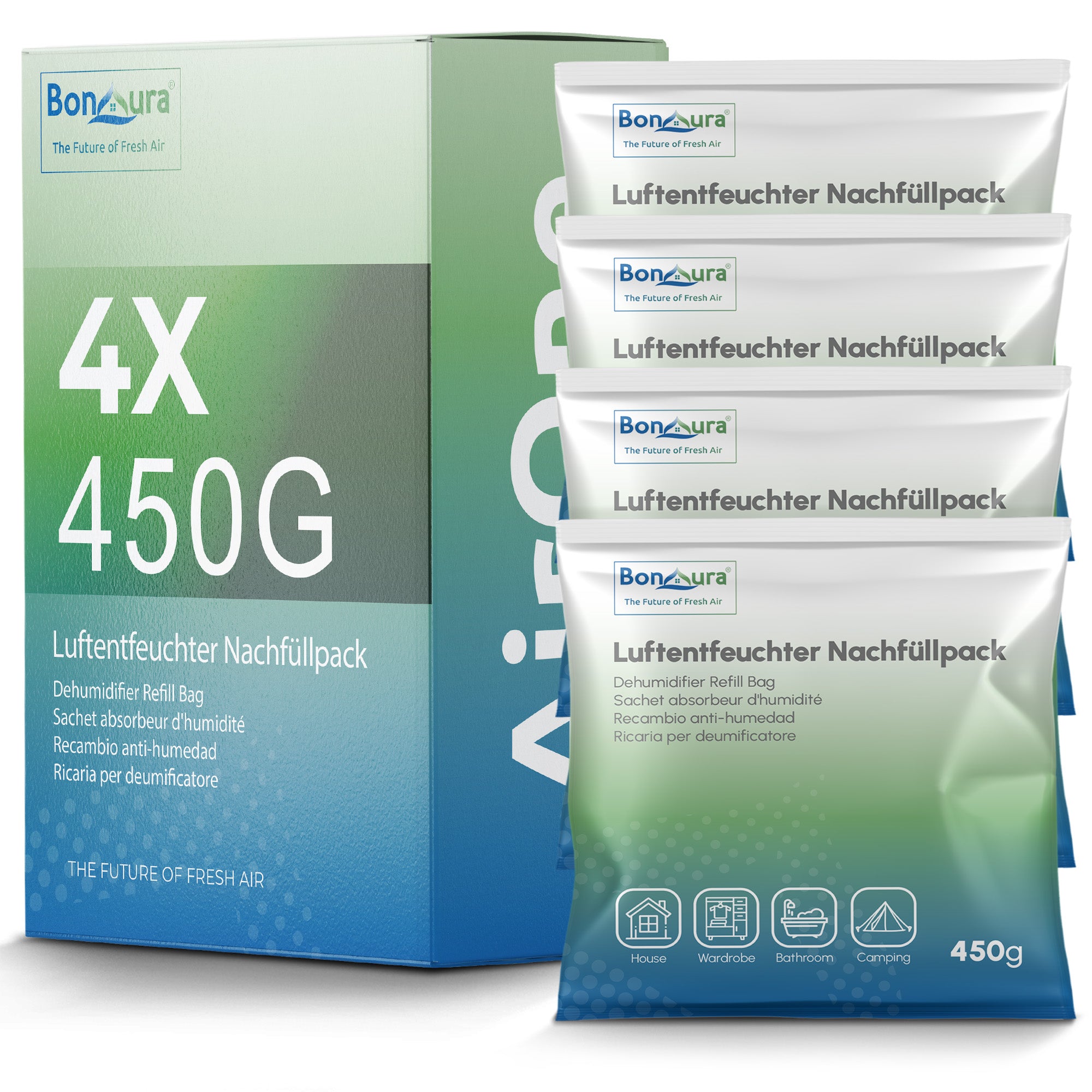 Granulés déshumidificateurs AirOne Lite 450 g