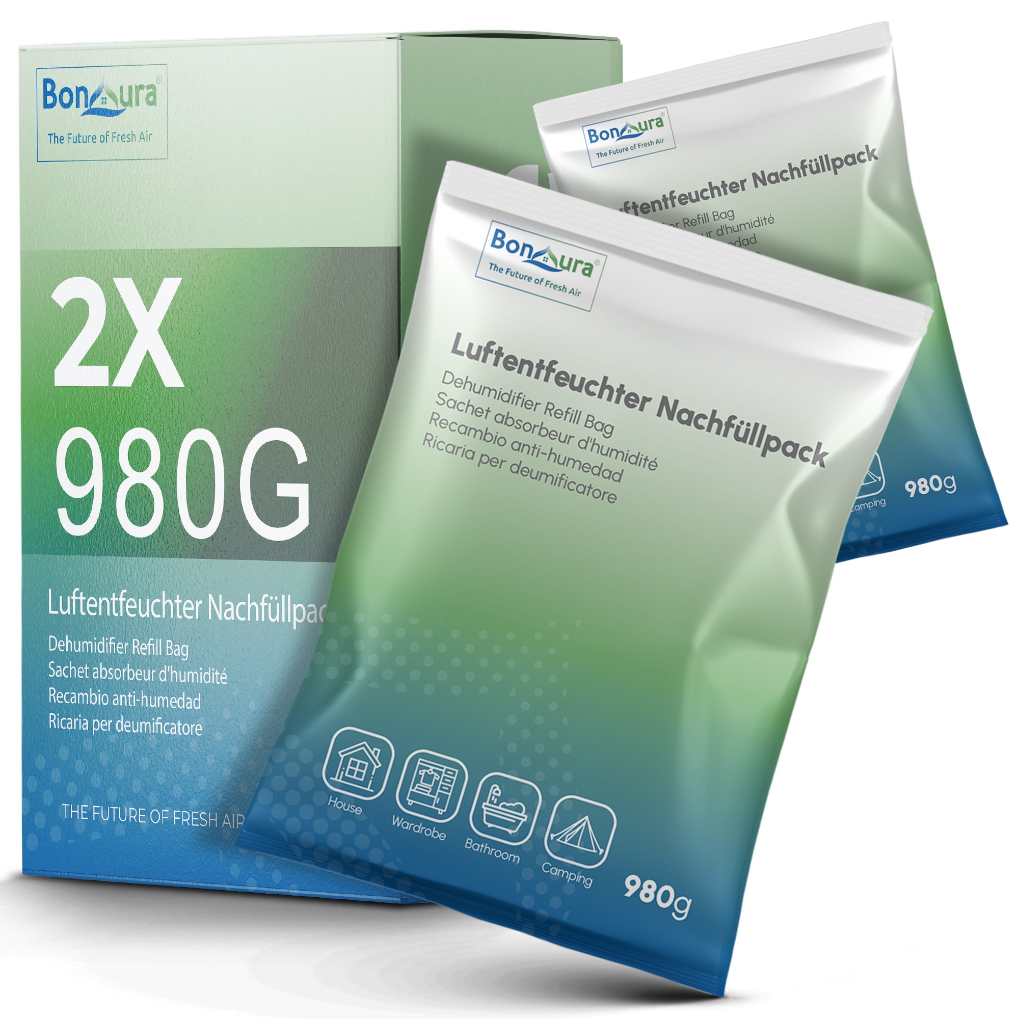 AirOne Max Luftentfeuchter Granulat 980g