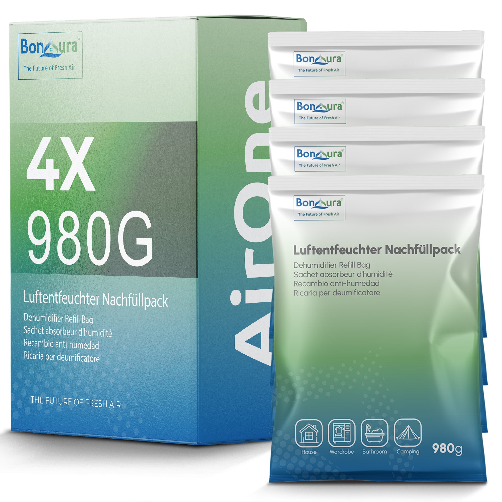 AirOne Max Luftentfeuchter Granulat 980g