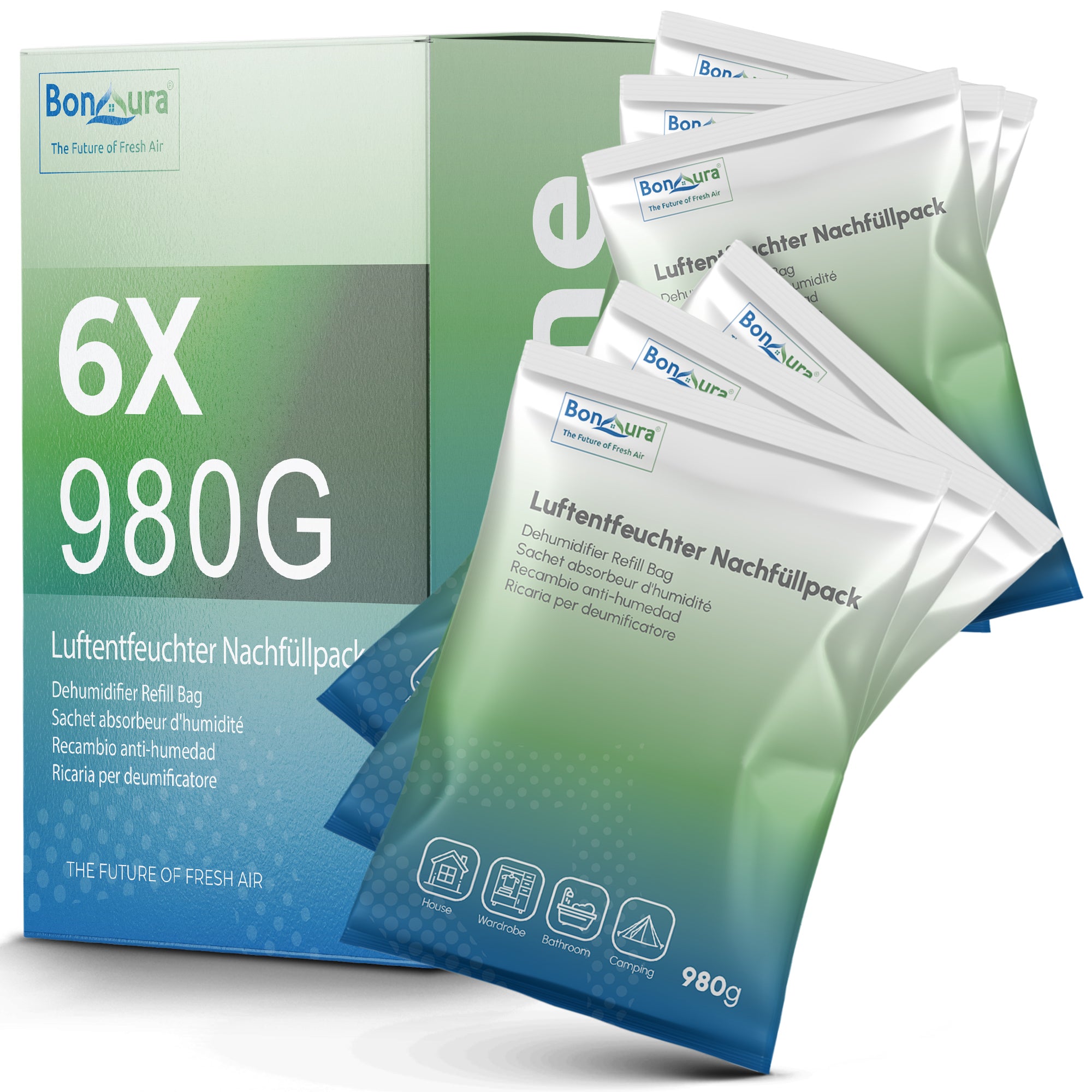 AirOne Max Luftentfeuchter Granulat 980g