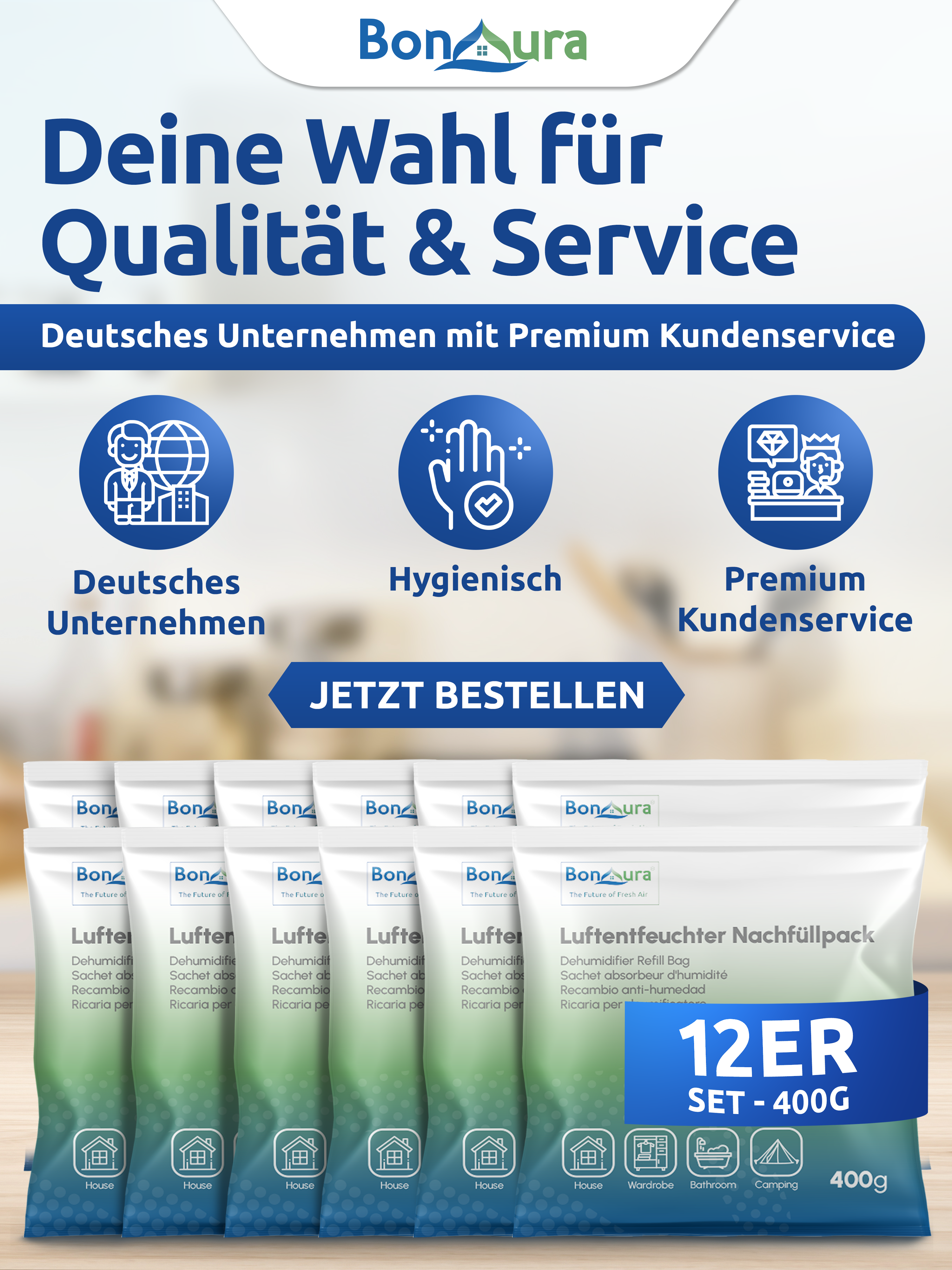 AirOne Select Luftentfeuchter Granulat 400g