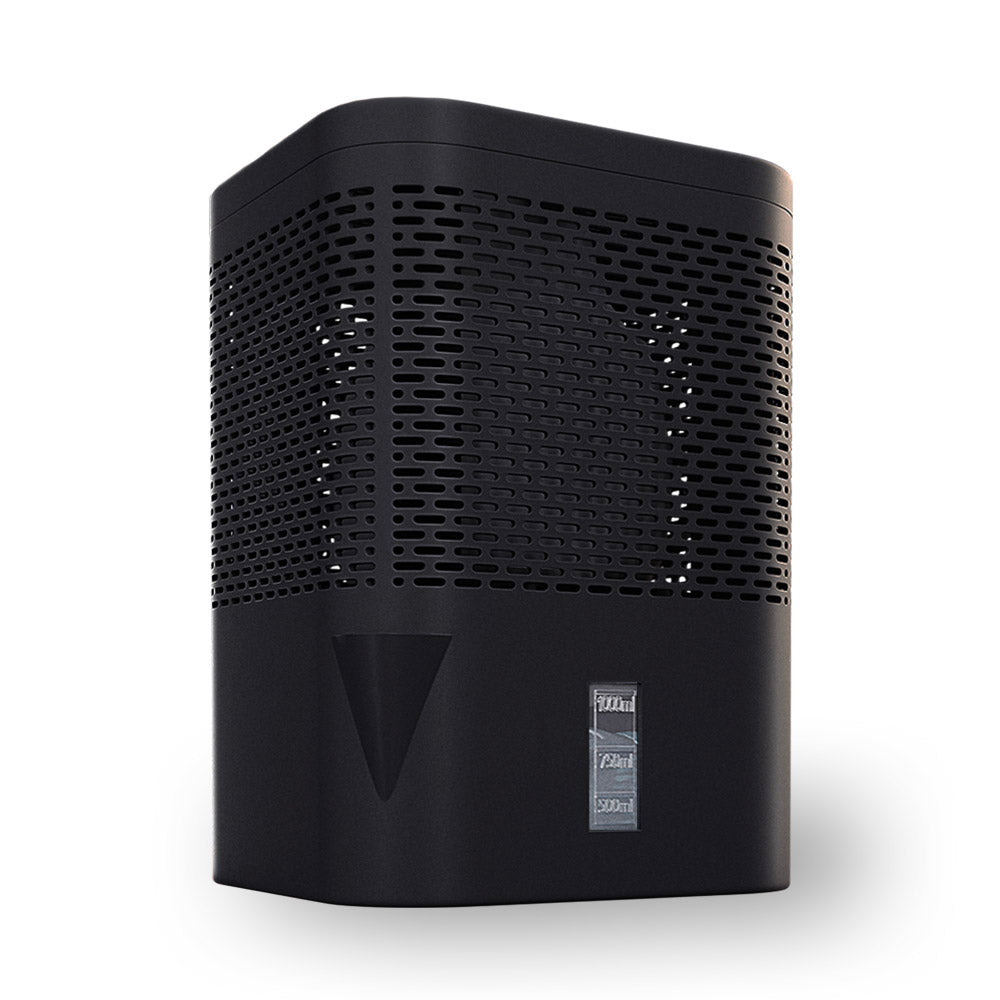 AirOne Luftentfeuchter ohne Strom in Midnight Black für Wohnzimmer und Schlafzimmer bis 23m²