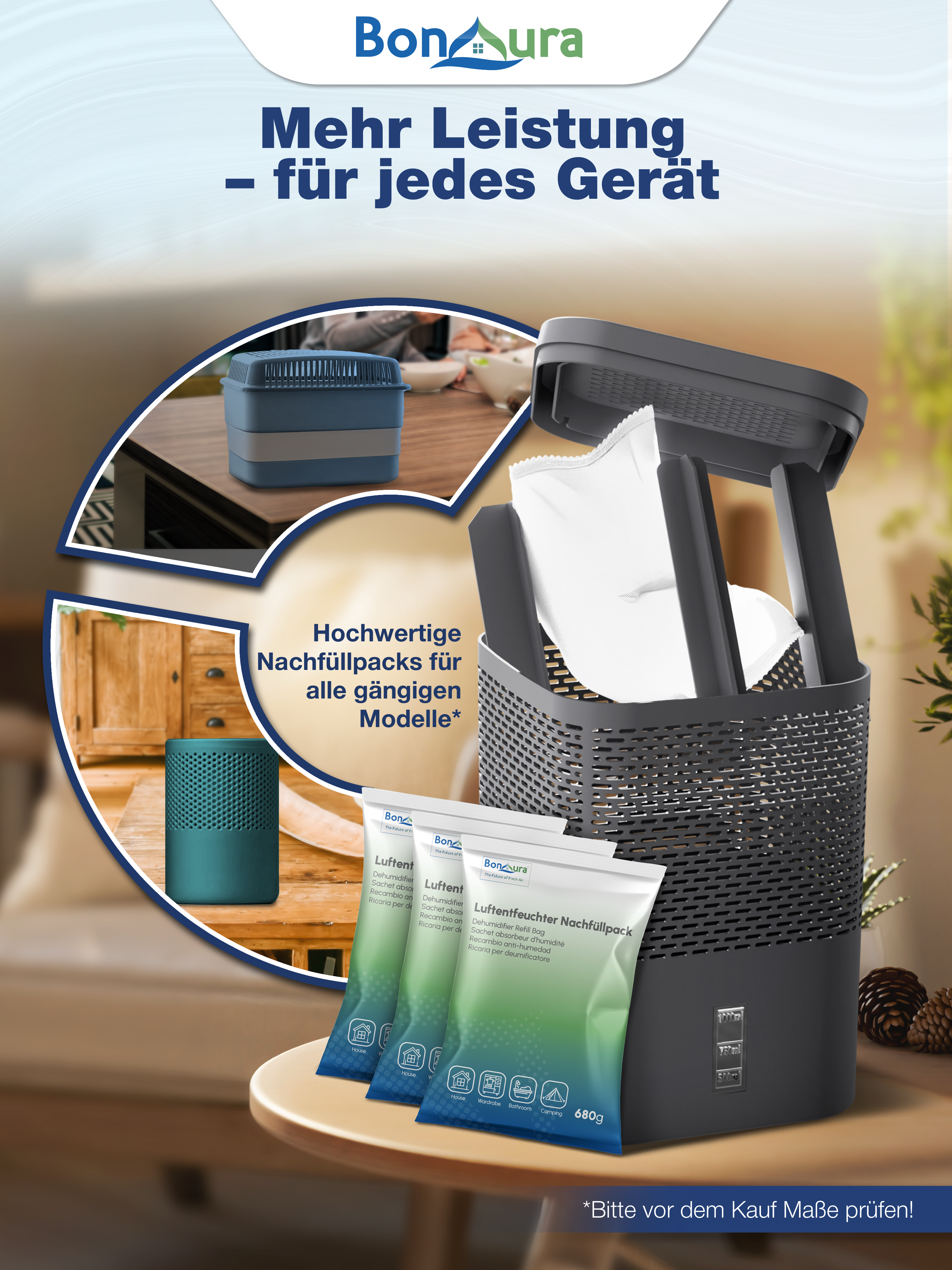 AirOne Luftentfeuchter Granulat 680g