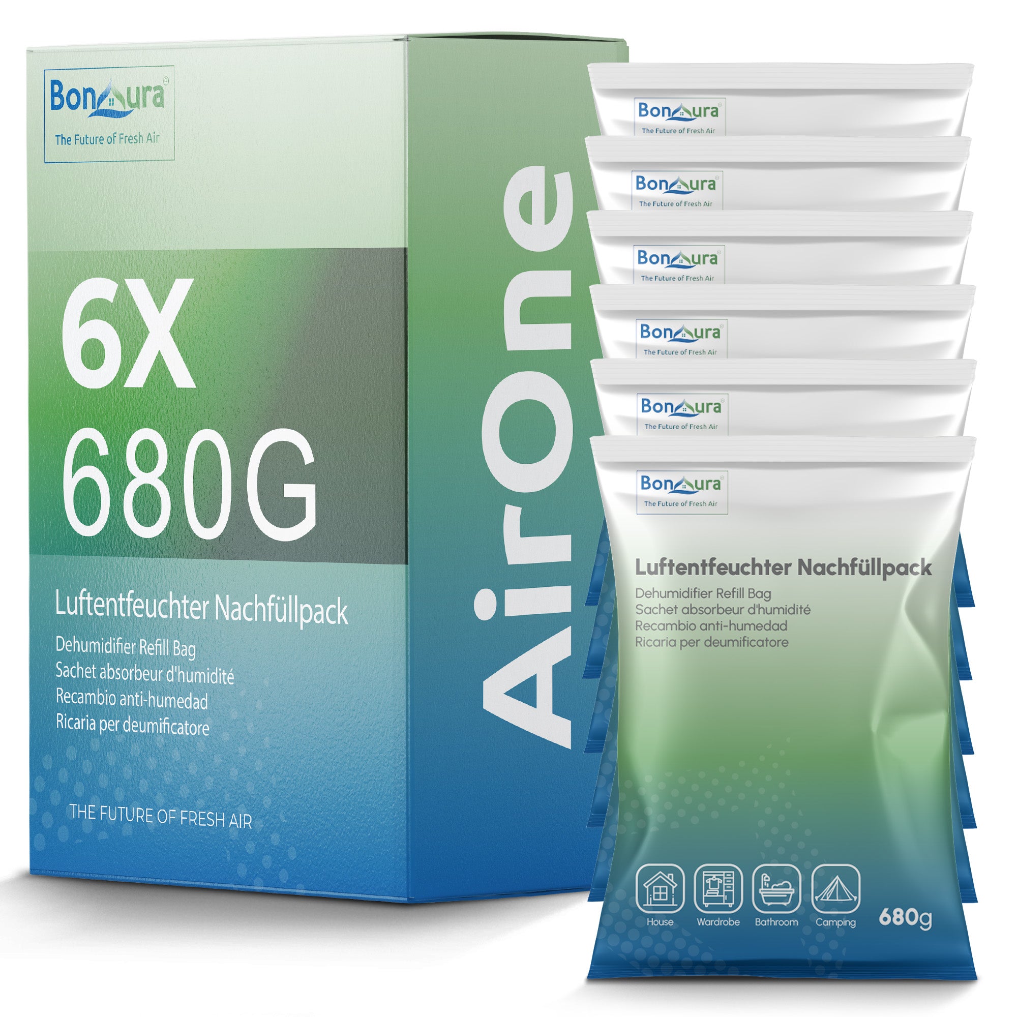 AirOne Luftentfeuchter Granulat 680g