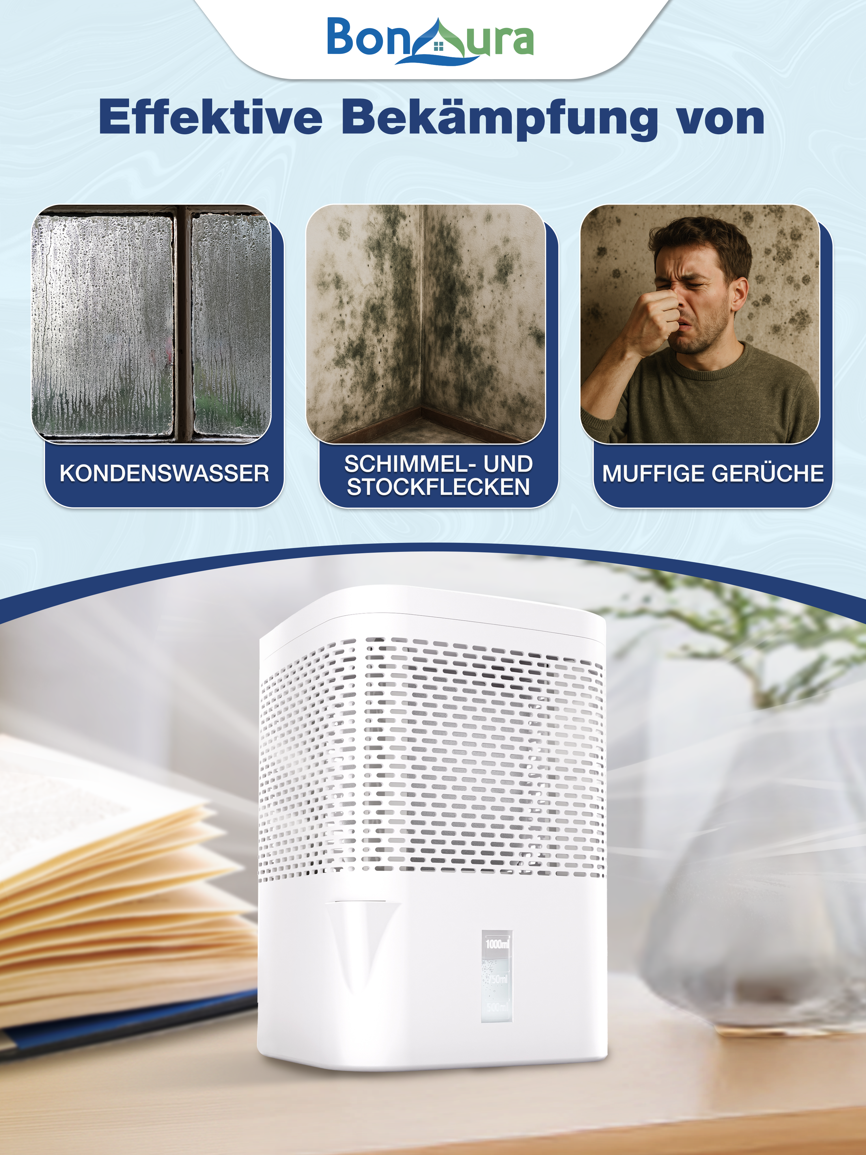 AirOne Luftentfeuchter ohne Strom bis 23m²