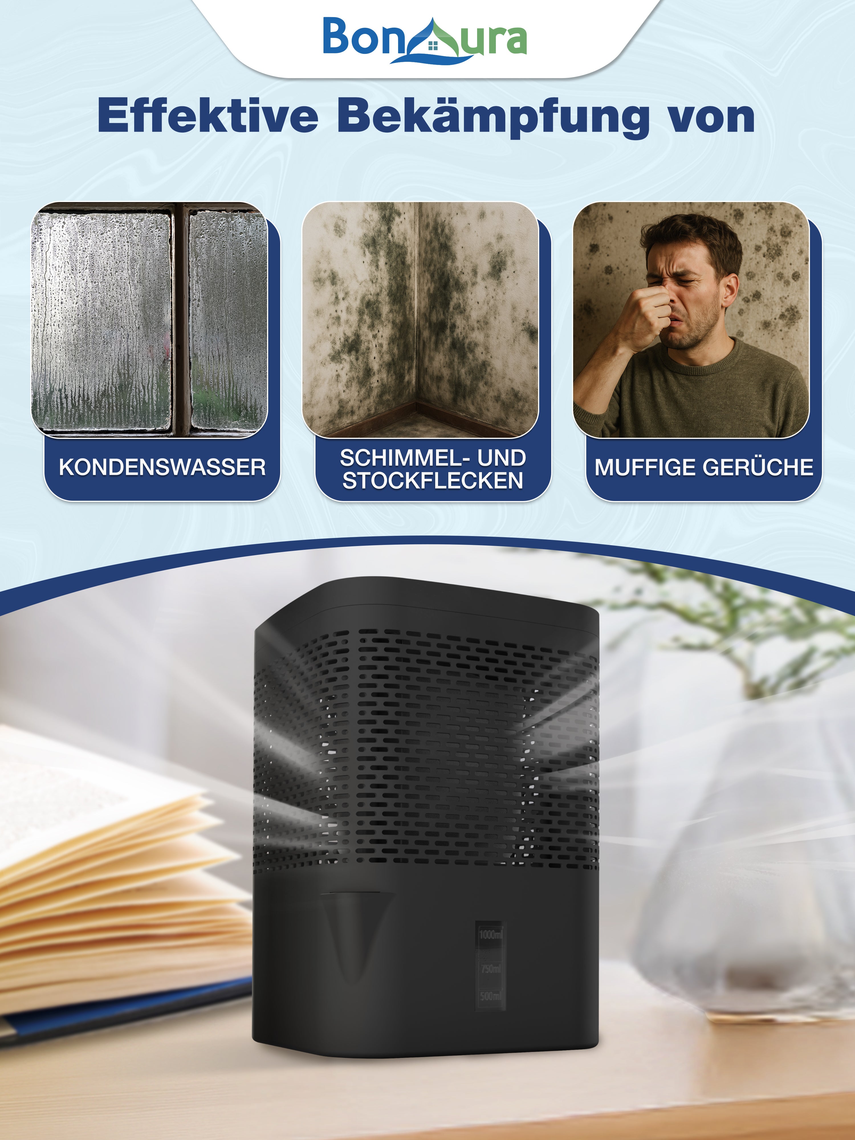 AirOne Luftentfeuchter ohne Strom bis 23m²