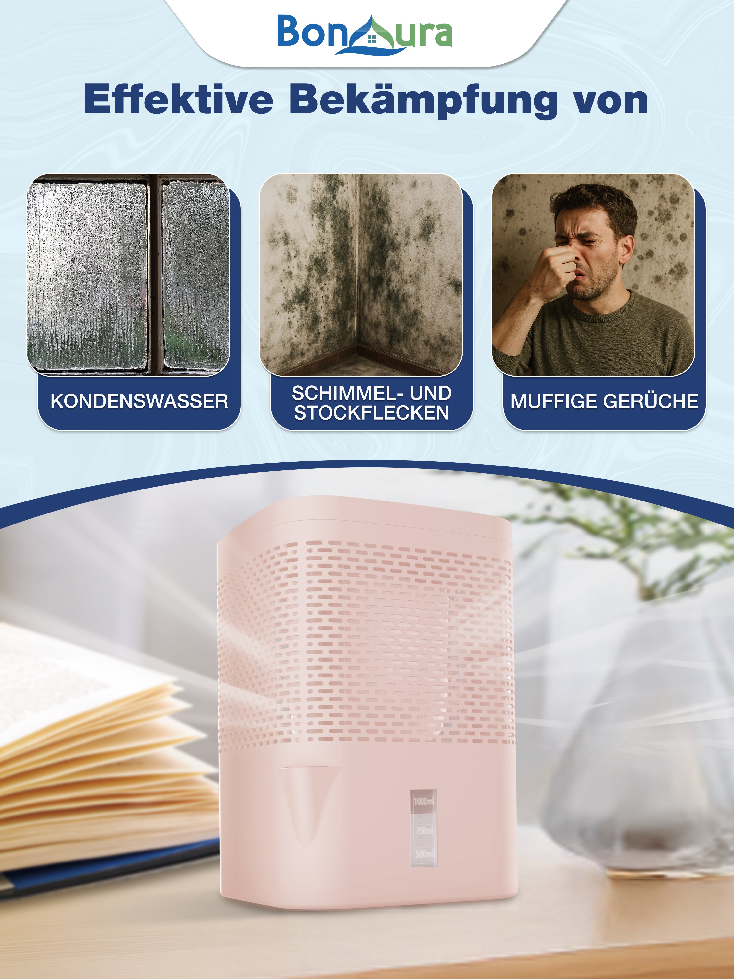 AirOne Luftentfeuchter ohne Strom bis 23m²