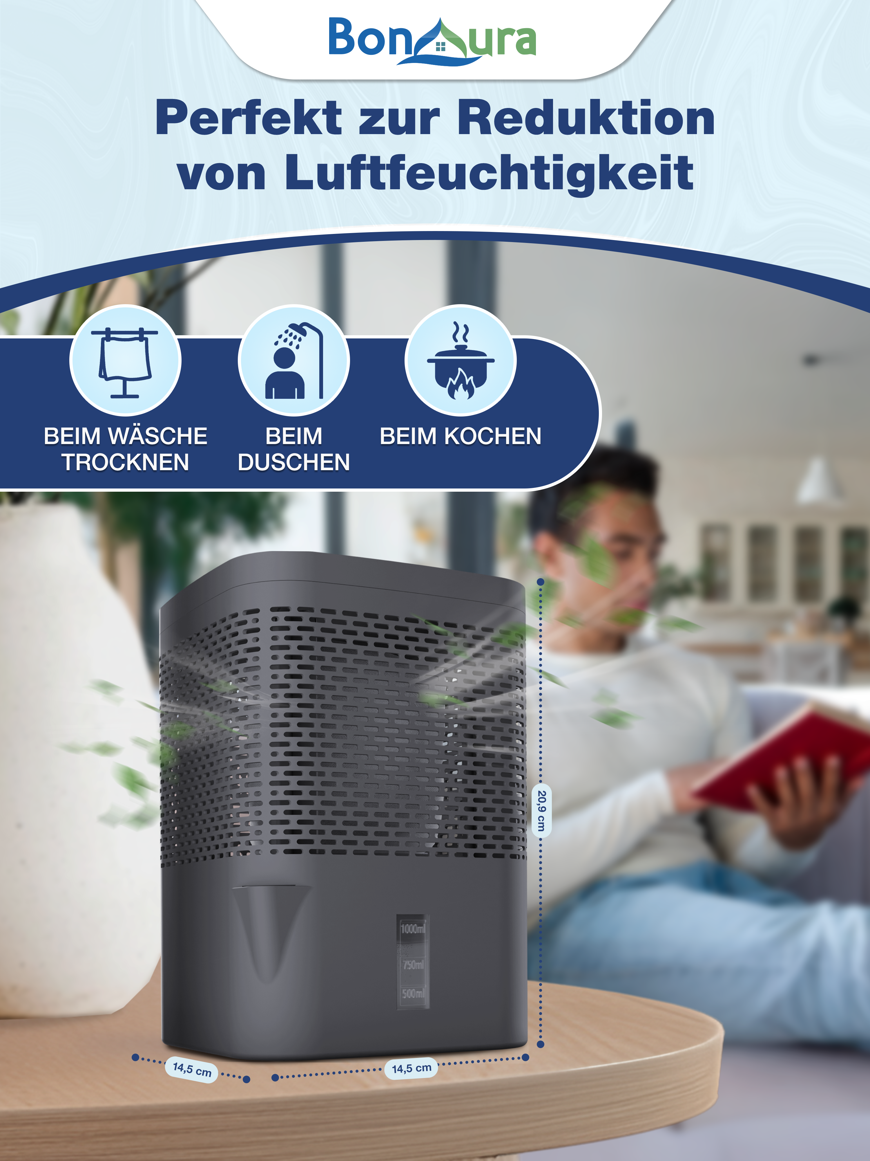 AirOne Luftentfeuchter ohne Strom bis 23m²