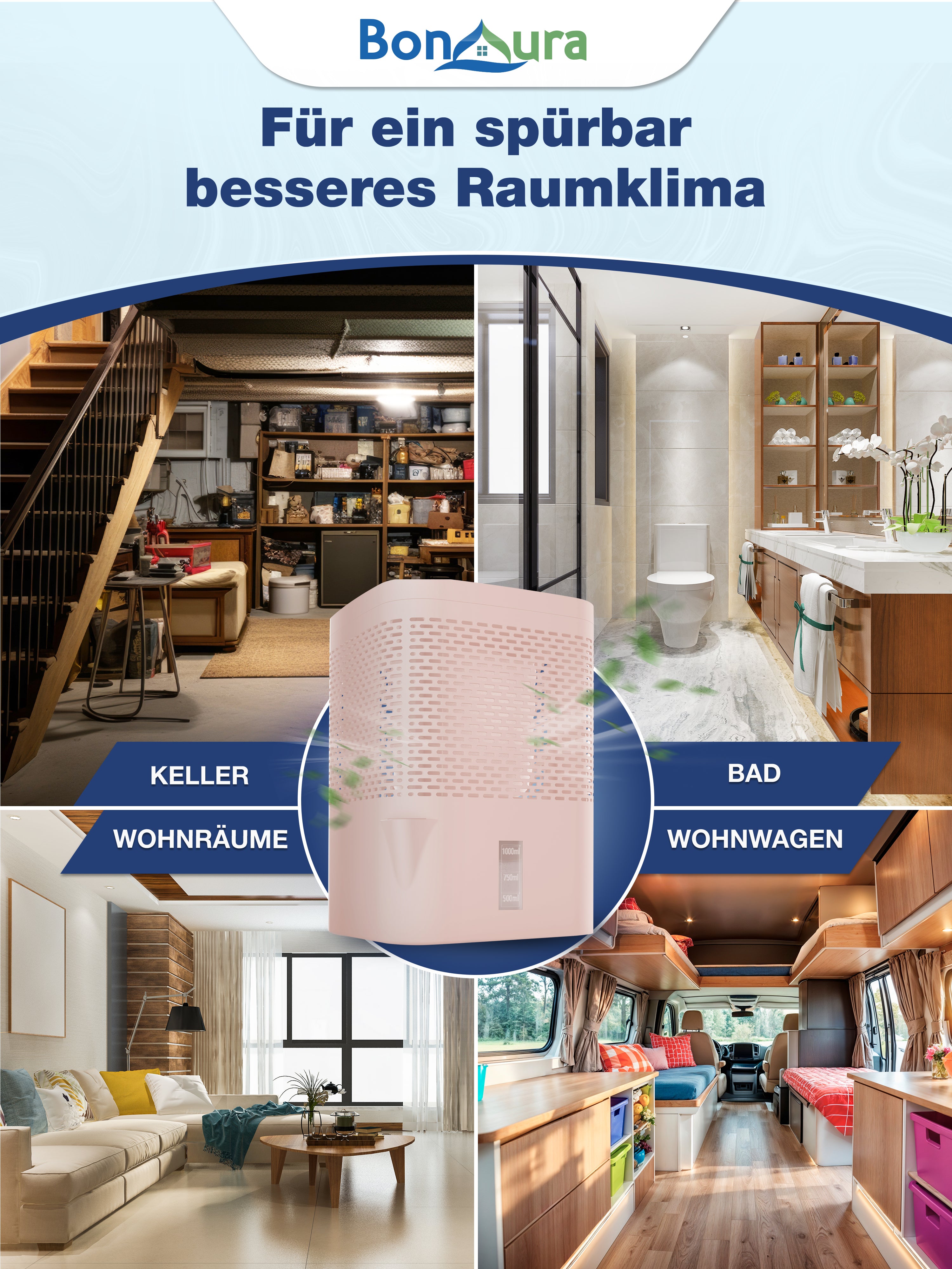 AirOne Luftentfeuchter ohne Strom bis 23m²