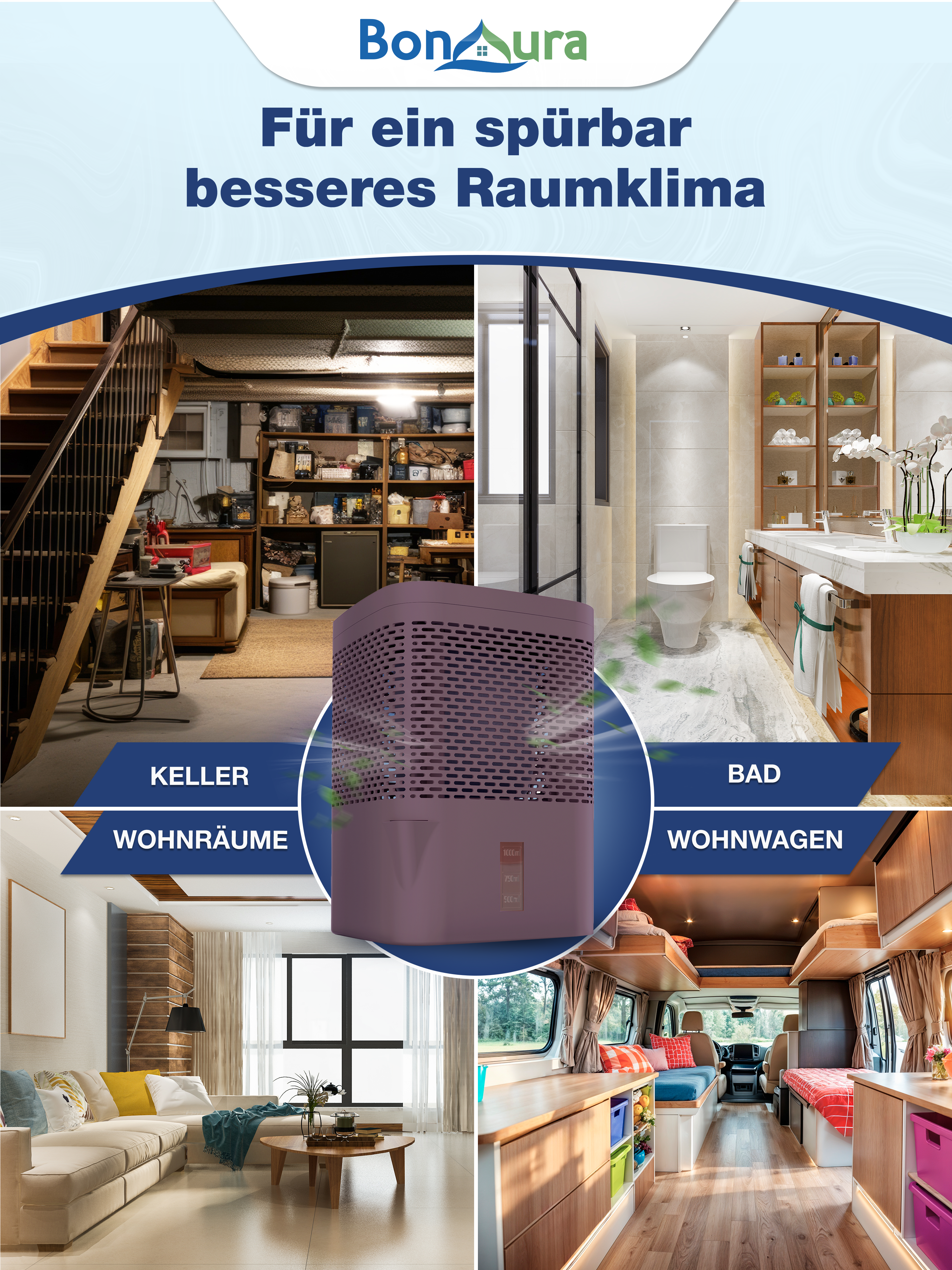 AirOne Luftentfeuchter ohne Strom bis 23m²