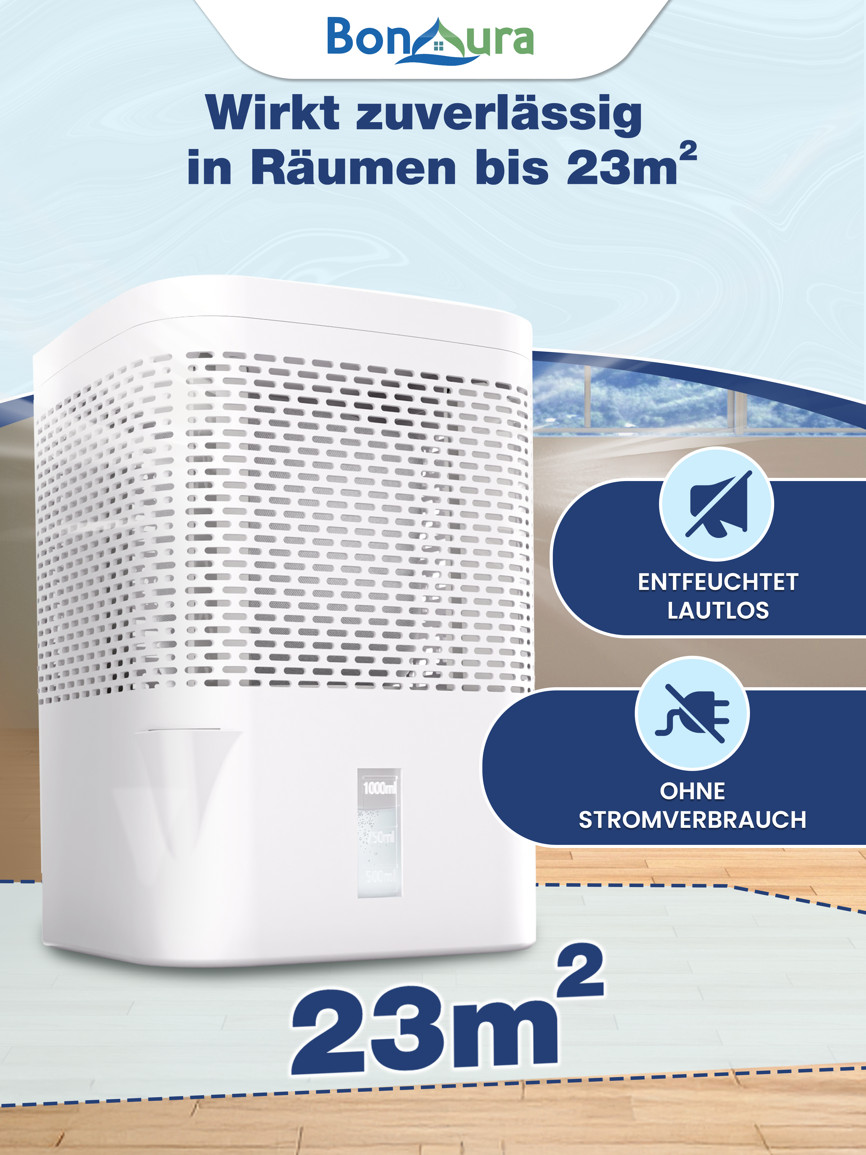 AirOne Luftentfeuchter ohne Strom bis 23m²
