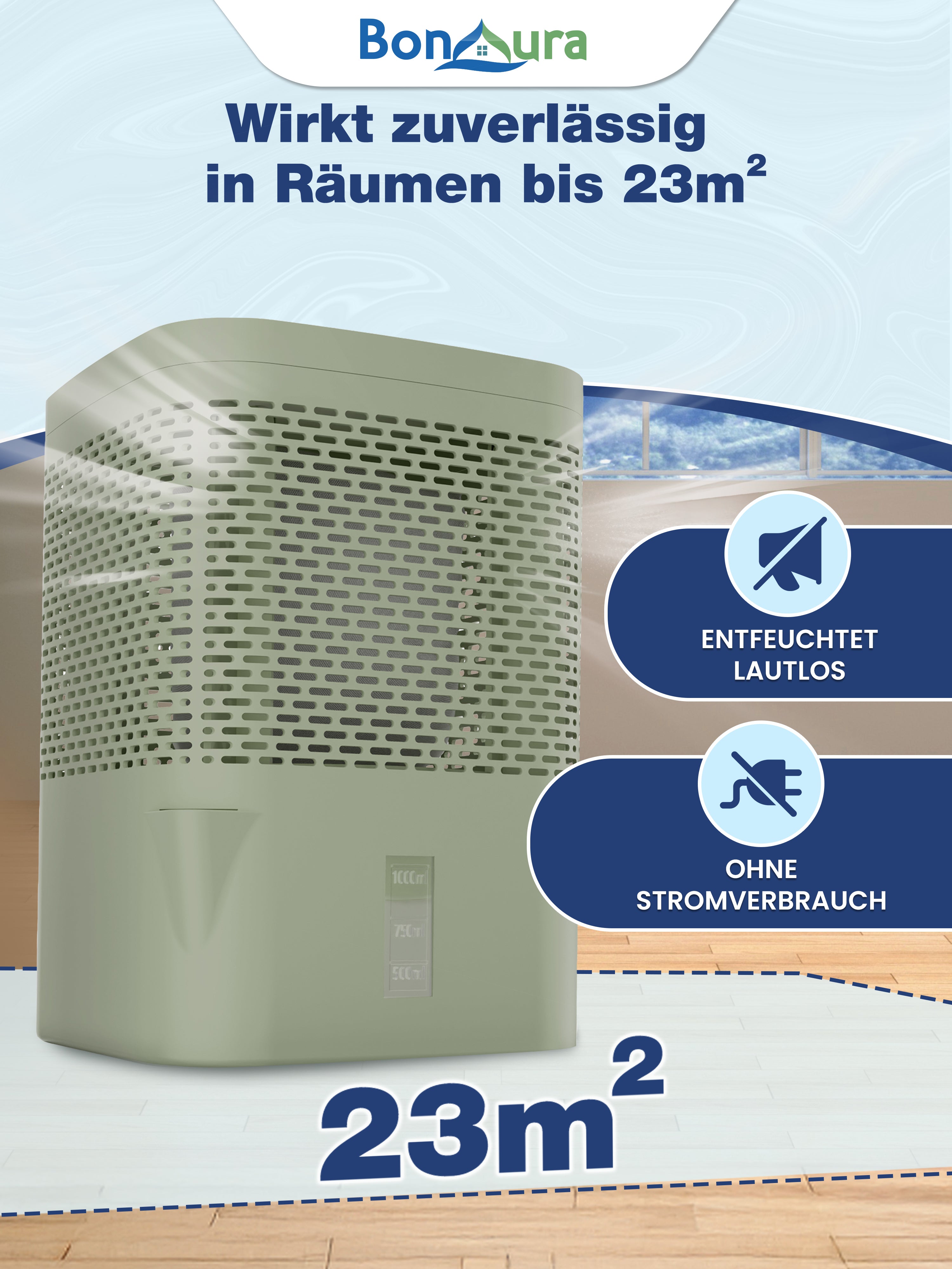 AirOne Luftentfeuchter ohne Strom bis 23m²