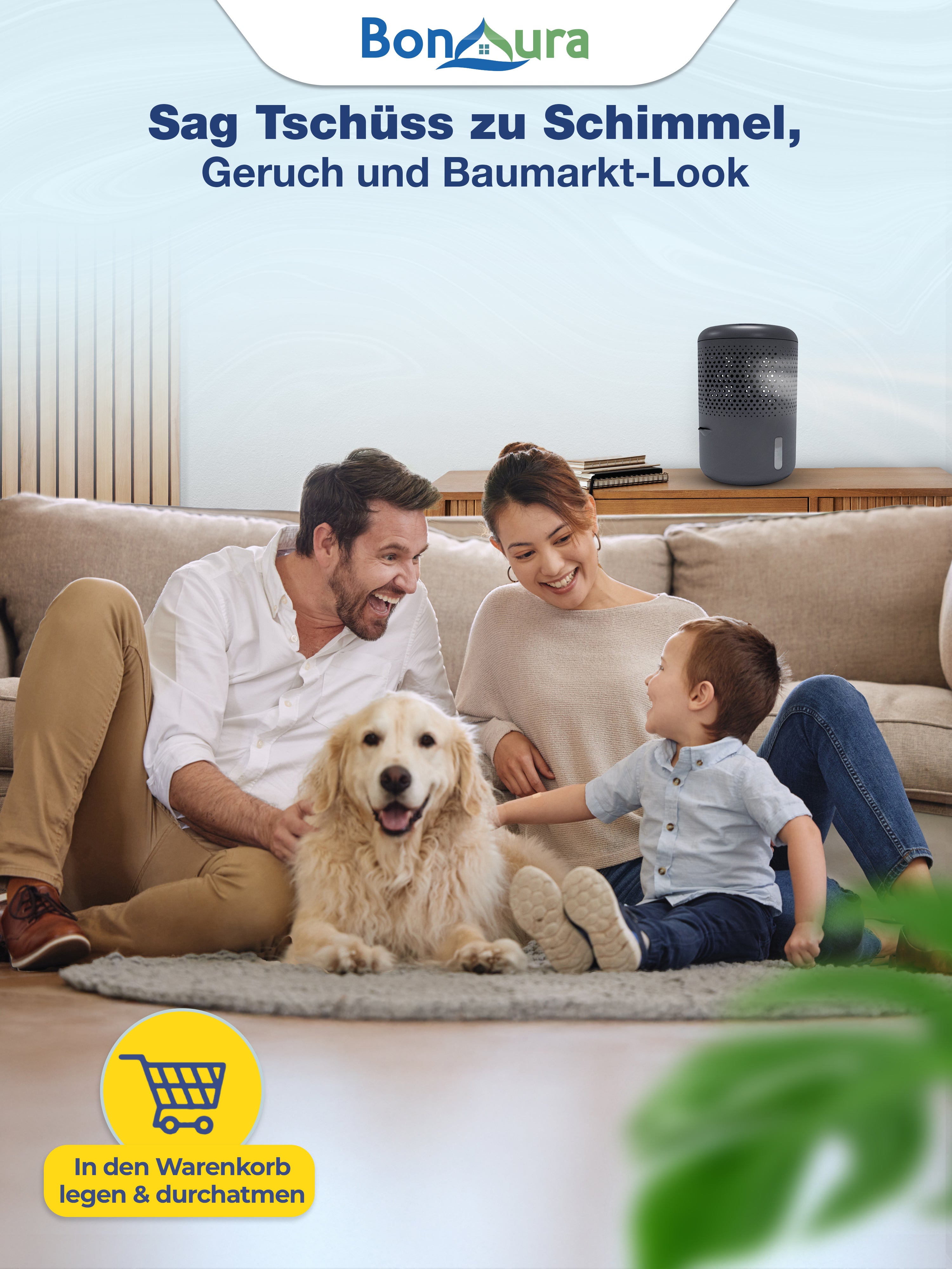 AirOne Neo Luftentfeuchter ohne Strom bis 23m²