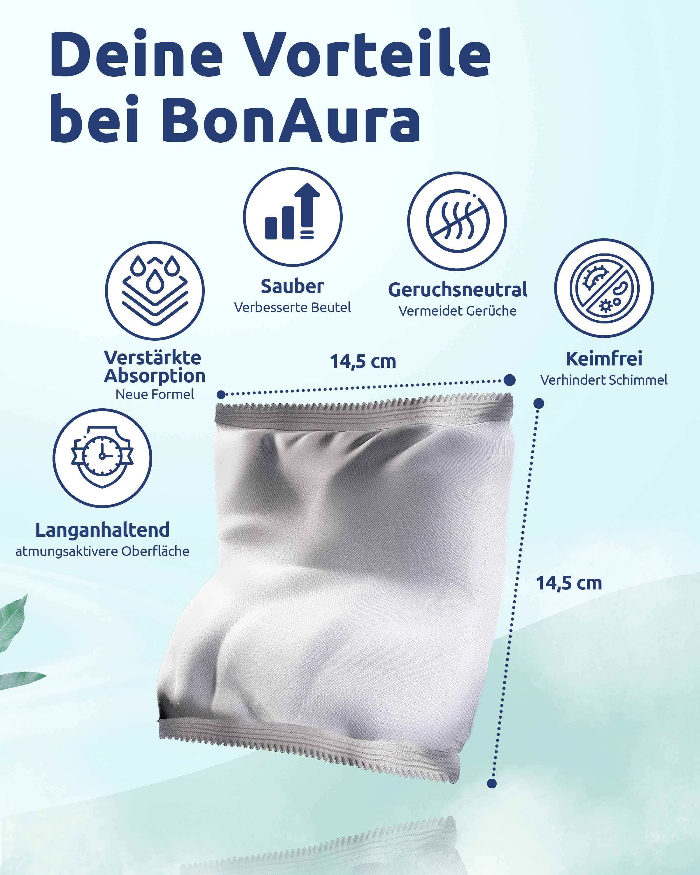 AirOne Lite Luftentfeuchter Granulat Nachfüllpack Vorteile - Verstärkte Absorption, Langanhaltend und Geruchsneutral