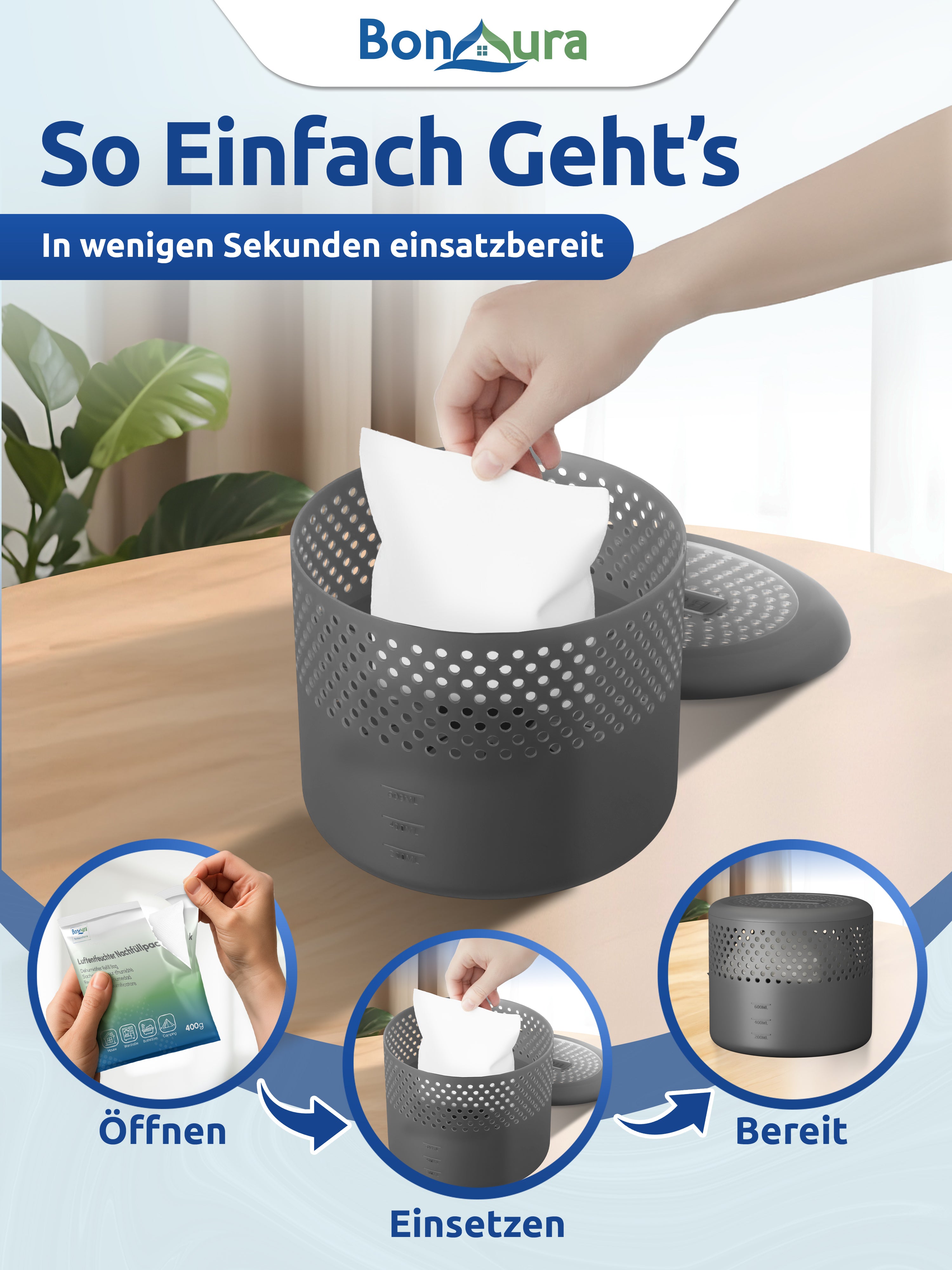 AirOne Select Luftentfeuchter Granulat 400g