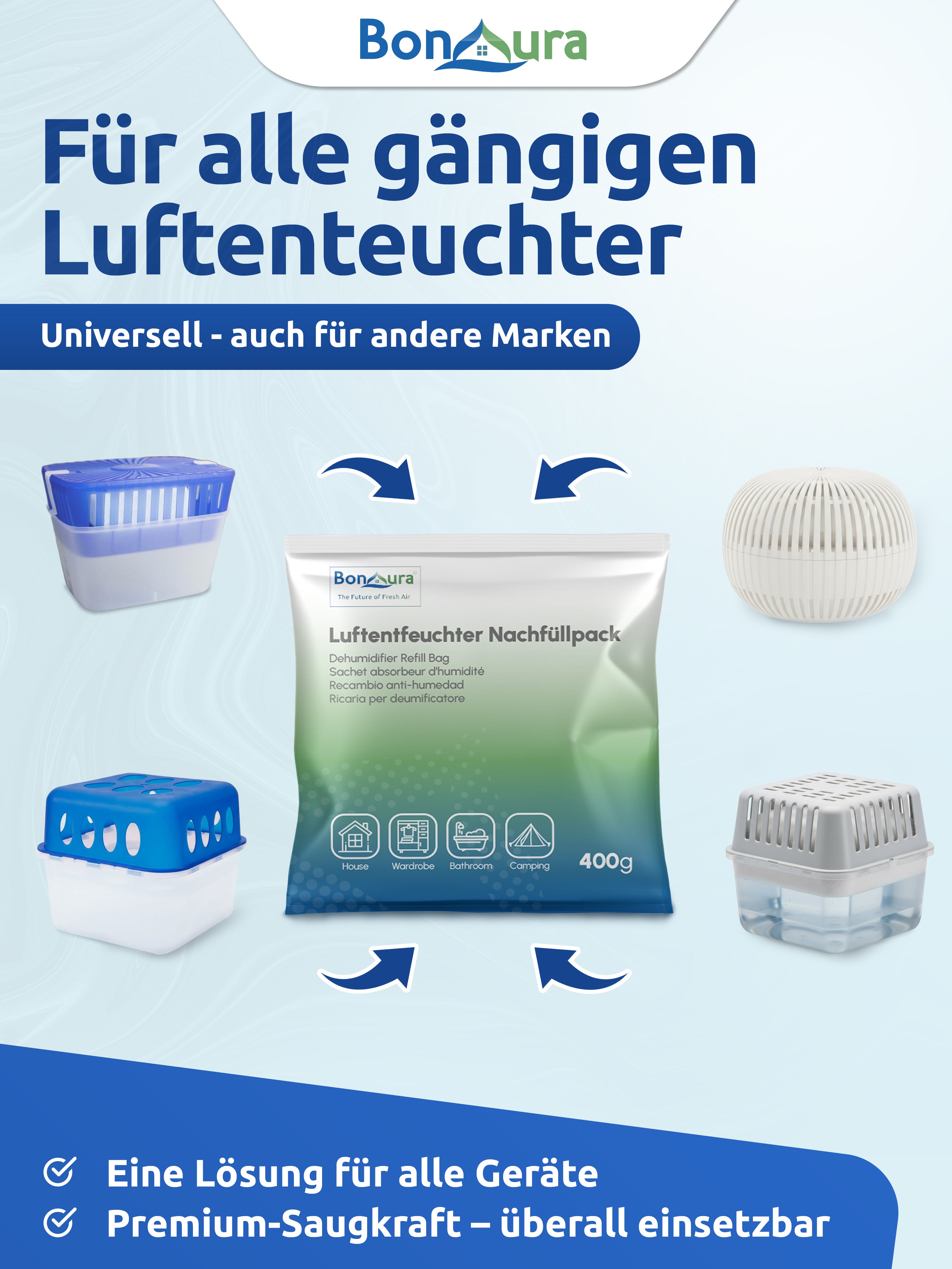 AirOne Select Luftentfeuchter Granulat 400g