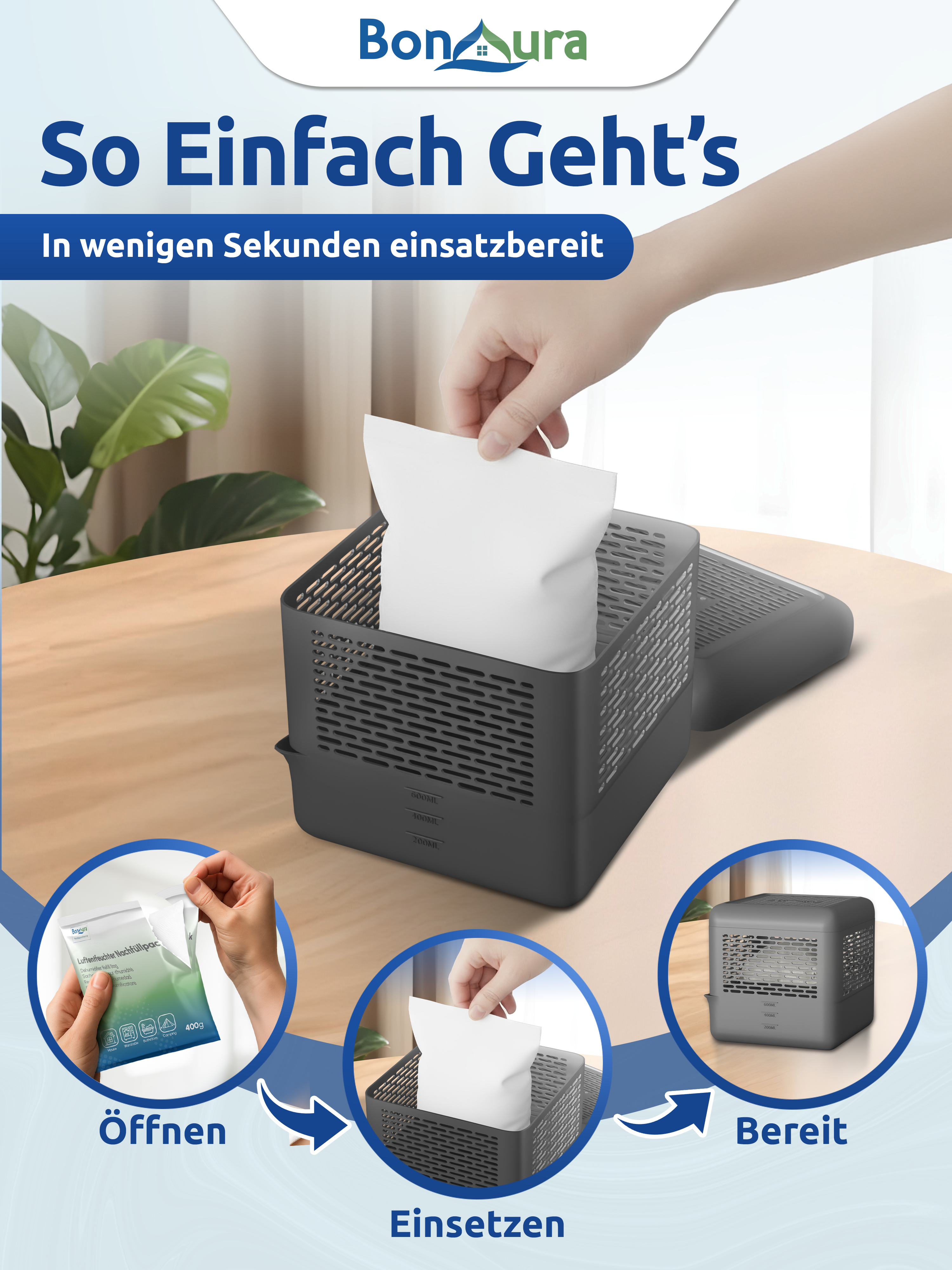 AirOne Select Luftentfeuchter Granulat 400g