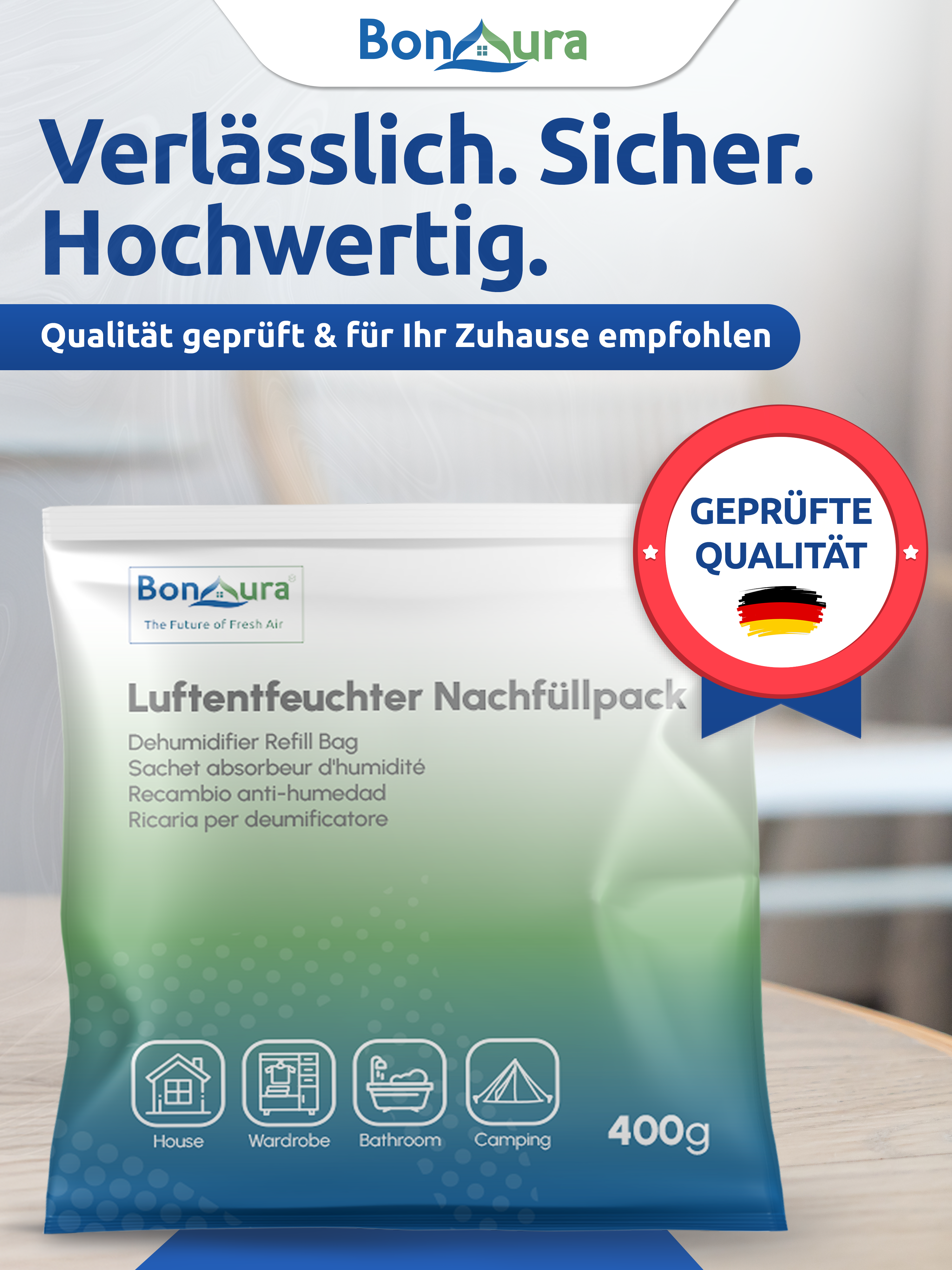 AirOne Select Luftentfeuchter Granulat 400g