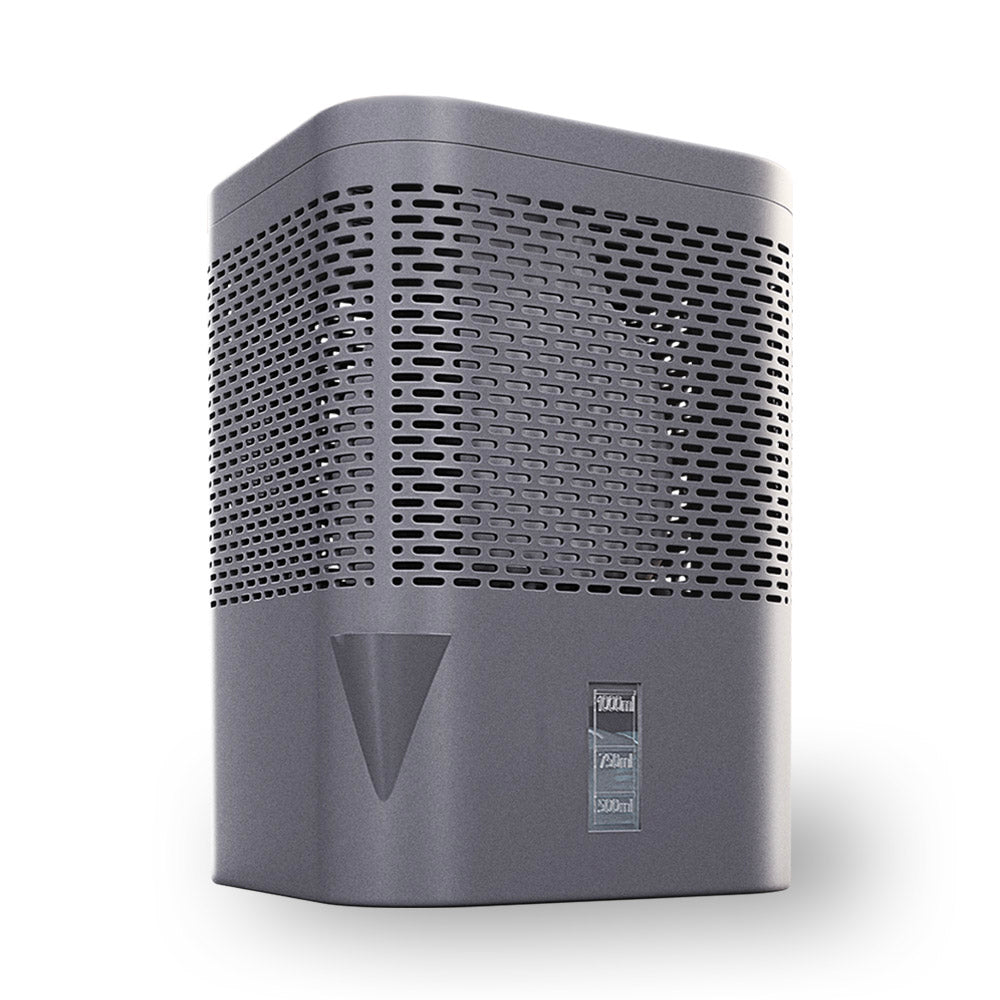 AirOne Luftentfeuchter ohne Strom in Titanium Gray für Wohnzimmer und Schlafzimmer bis 23m²