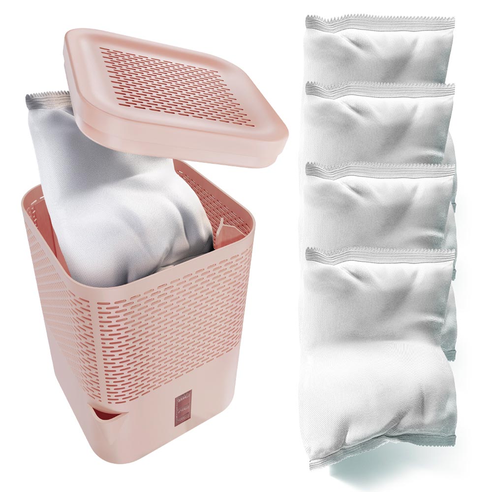 AirOne Bundle aus Luftentfeuchter ohne Strom und 5 x Granulat 680g