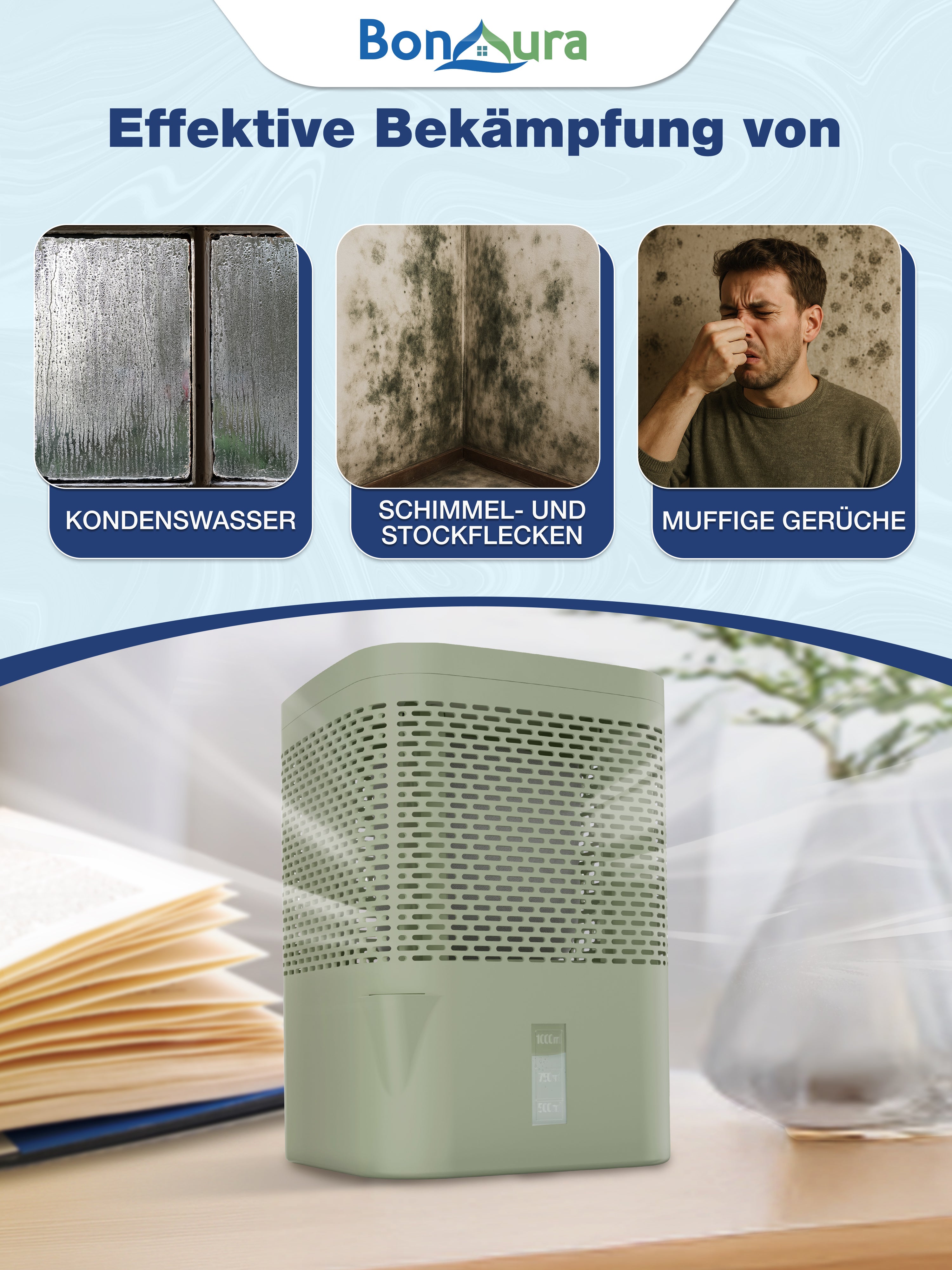 AirOne Luftentfeuchter ohne Strom bis 23m²