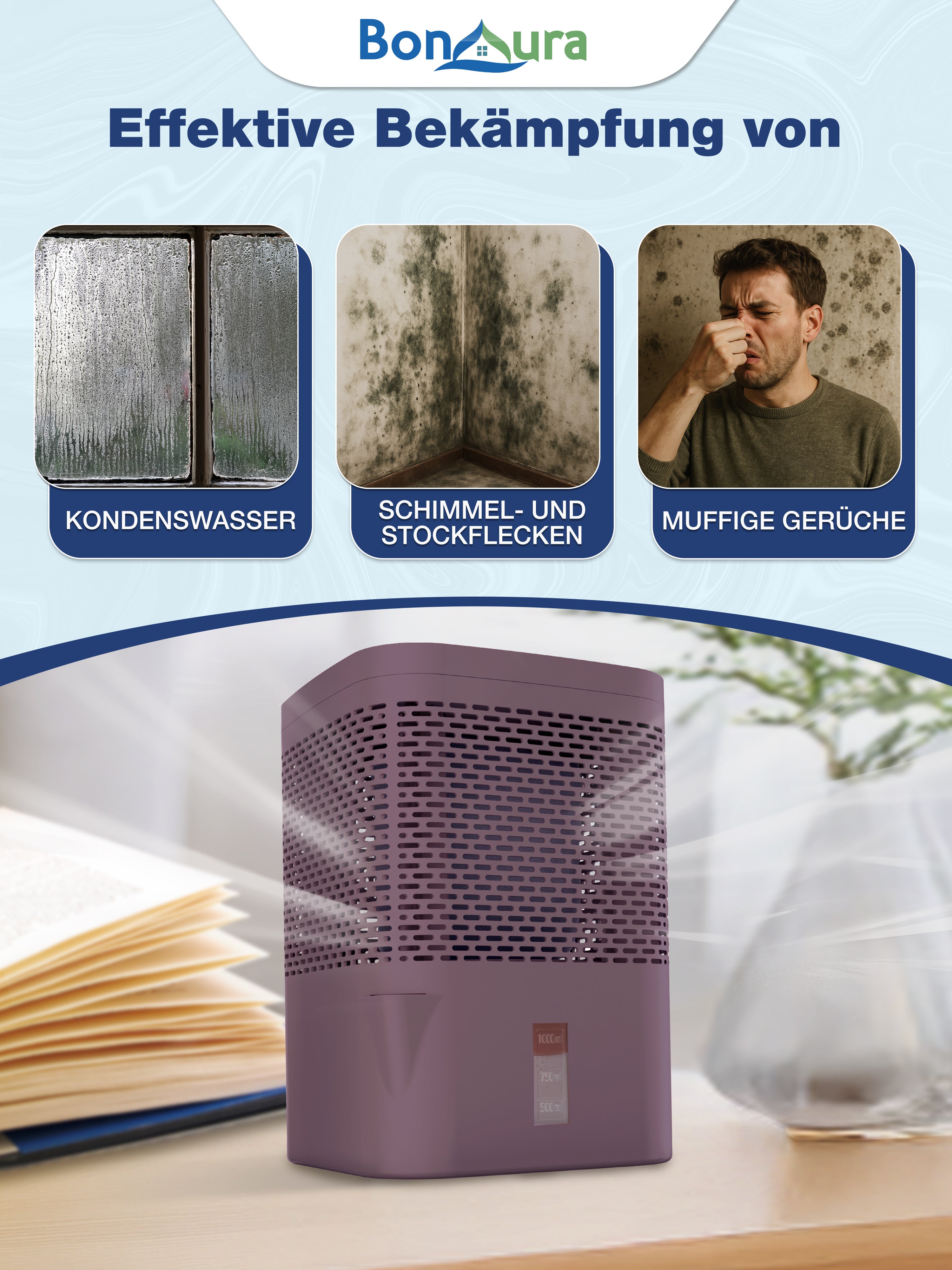 AirOne Luftentfeuchter ohne Strom bis 23m²