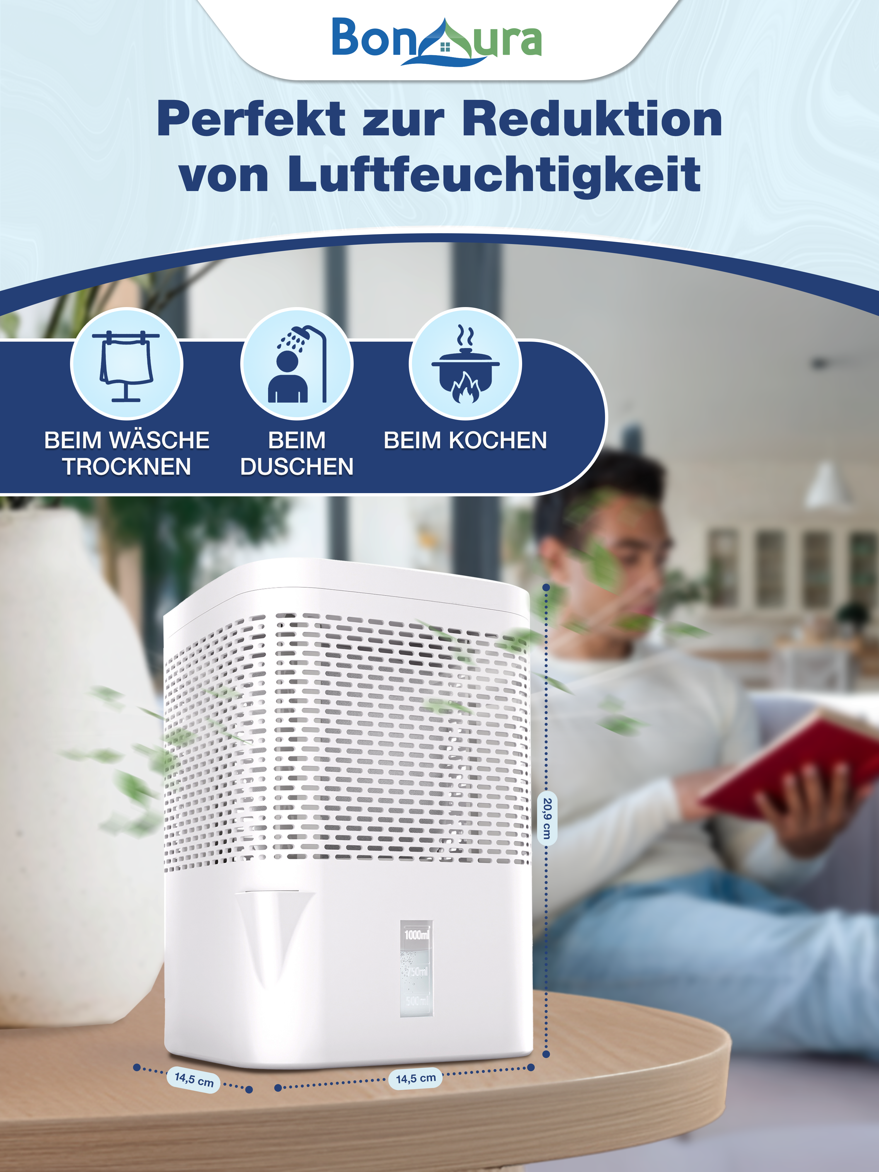 AirOne Luftentfeuchter ohne Strom bis 23m²