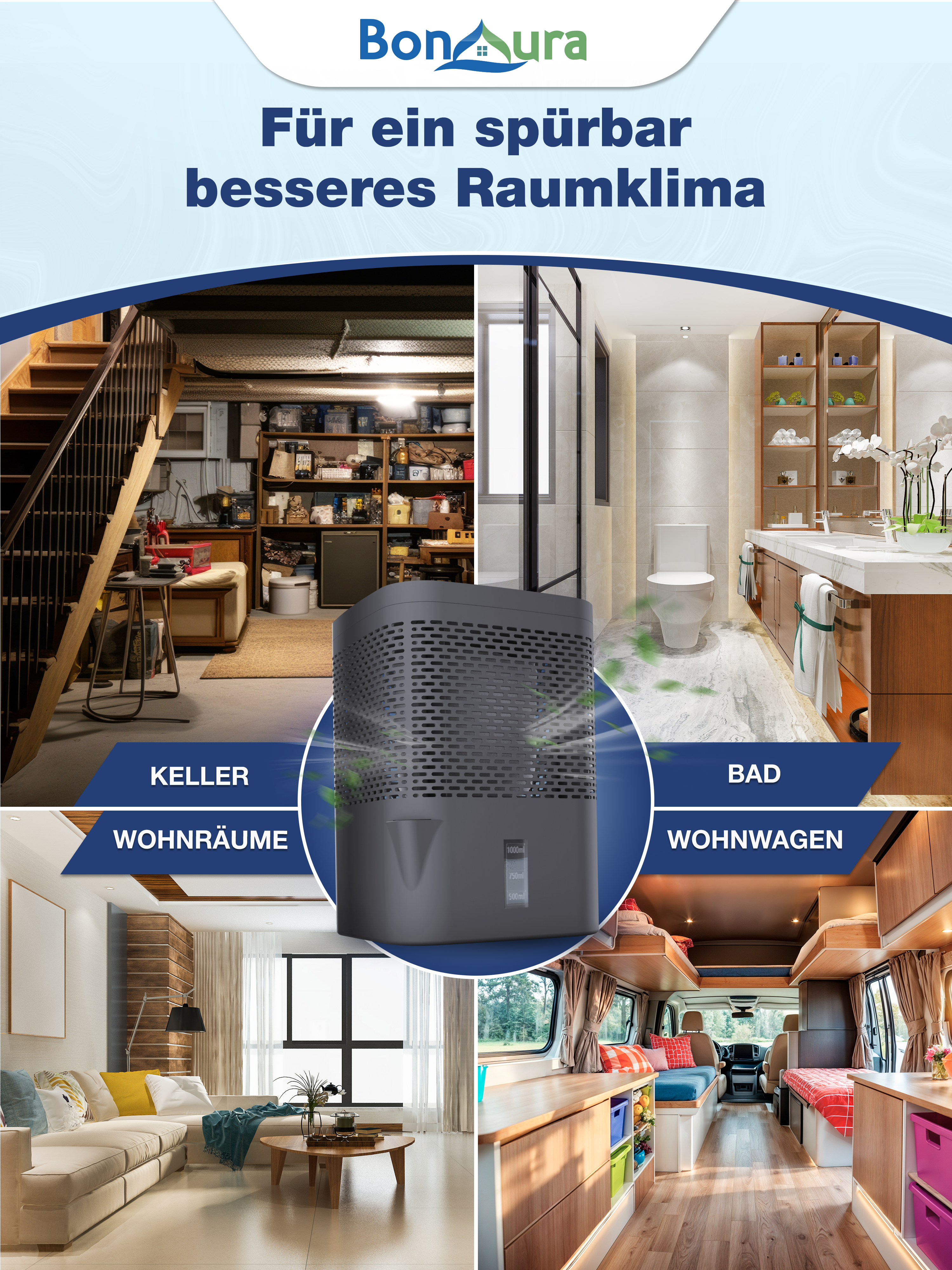 AirOne Luftentfeuchter ohne Strom bis 23m²