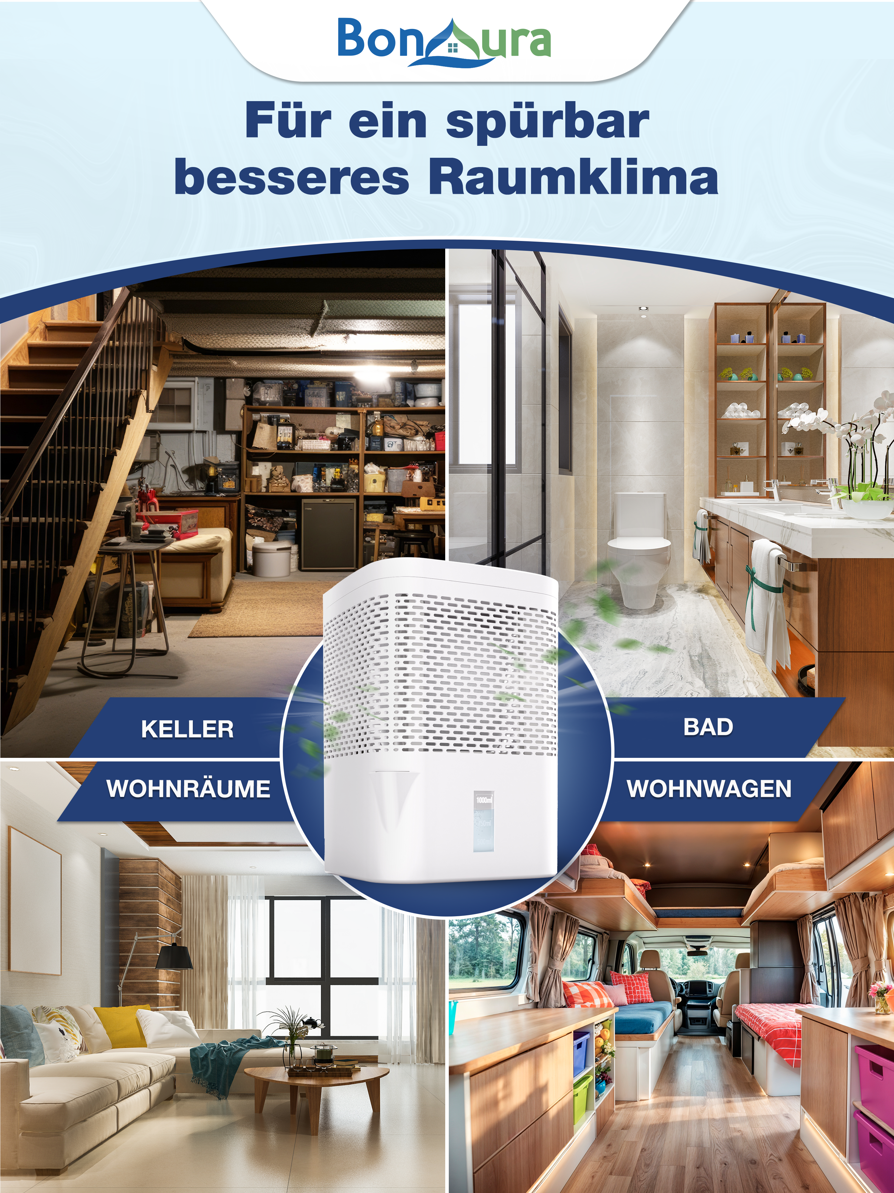 AirOne Luftentfeuchter ohne Strom bis 23m²