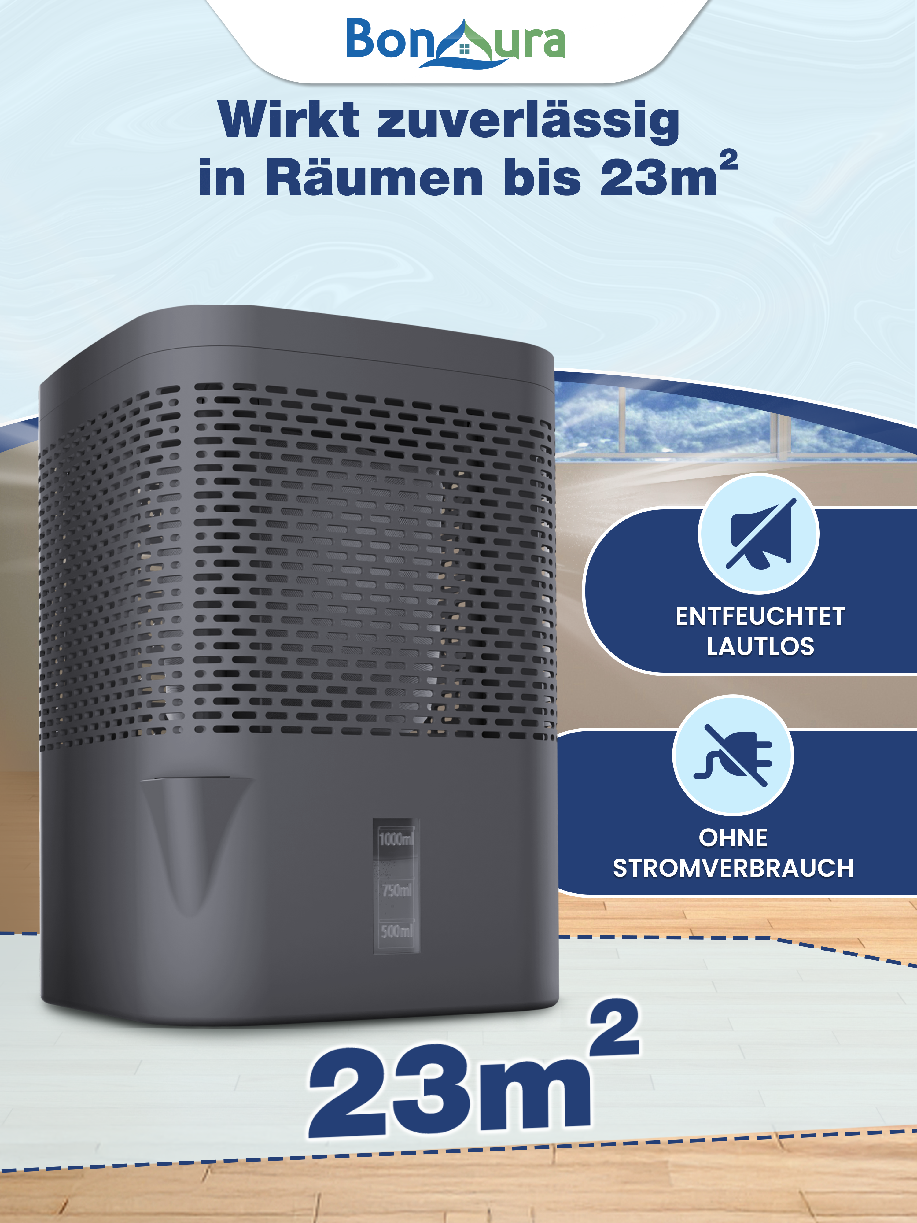 AirOne Luftentfeuchter ohne Strom bis 23m²