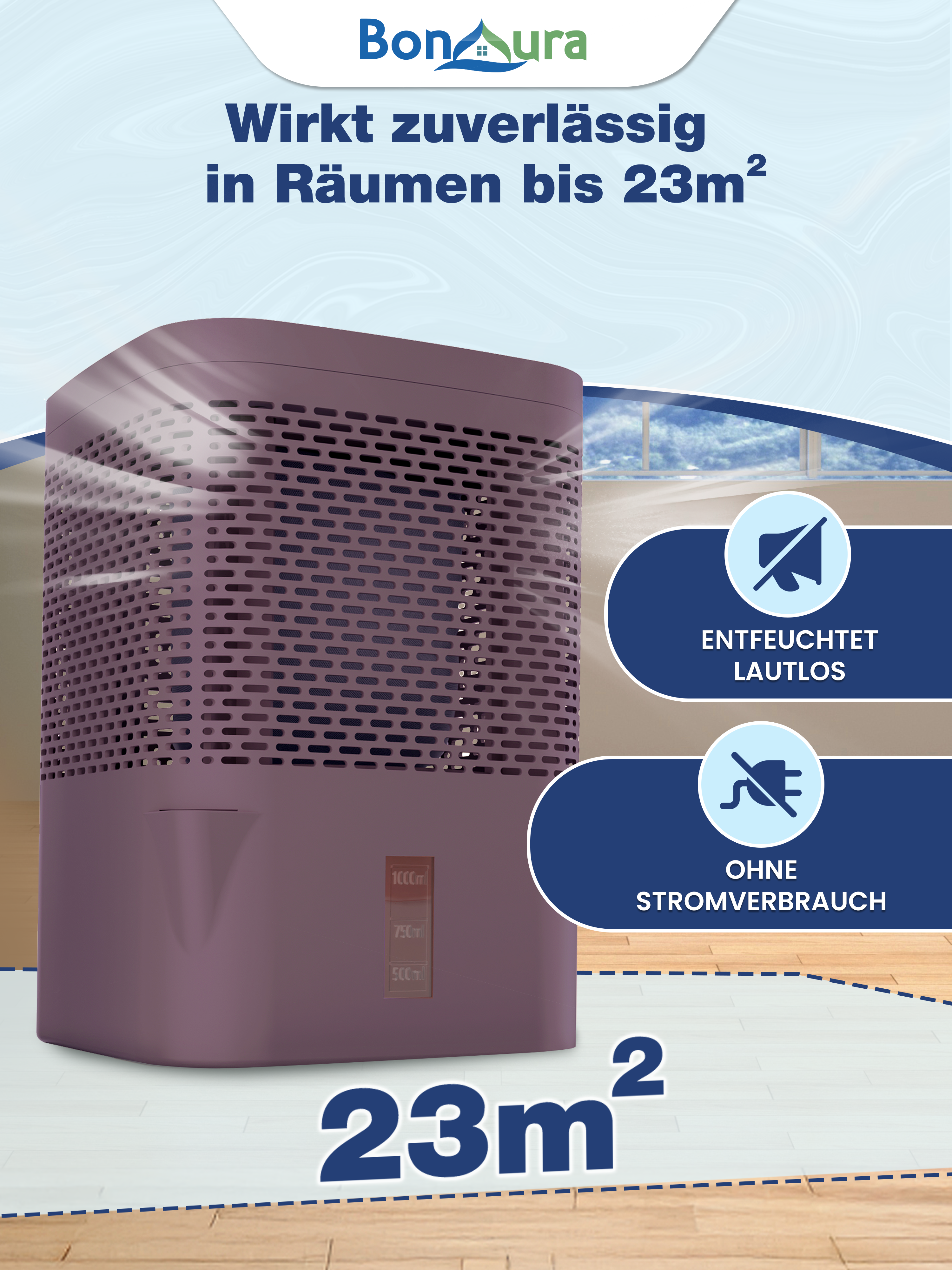 AirOne Luftentfeuchter ohne Strom bis 23m²