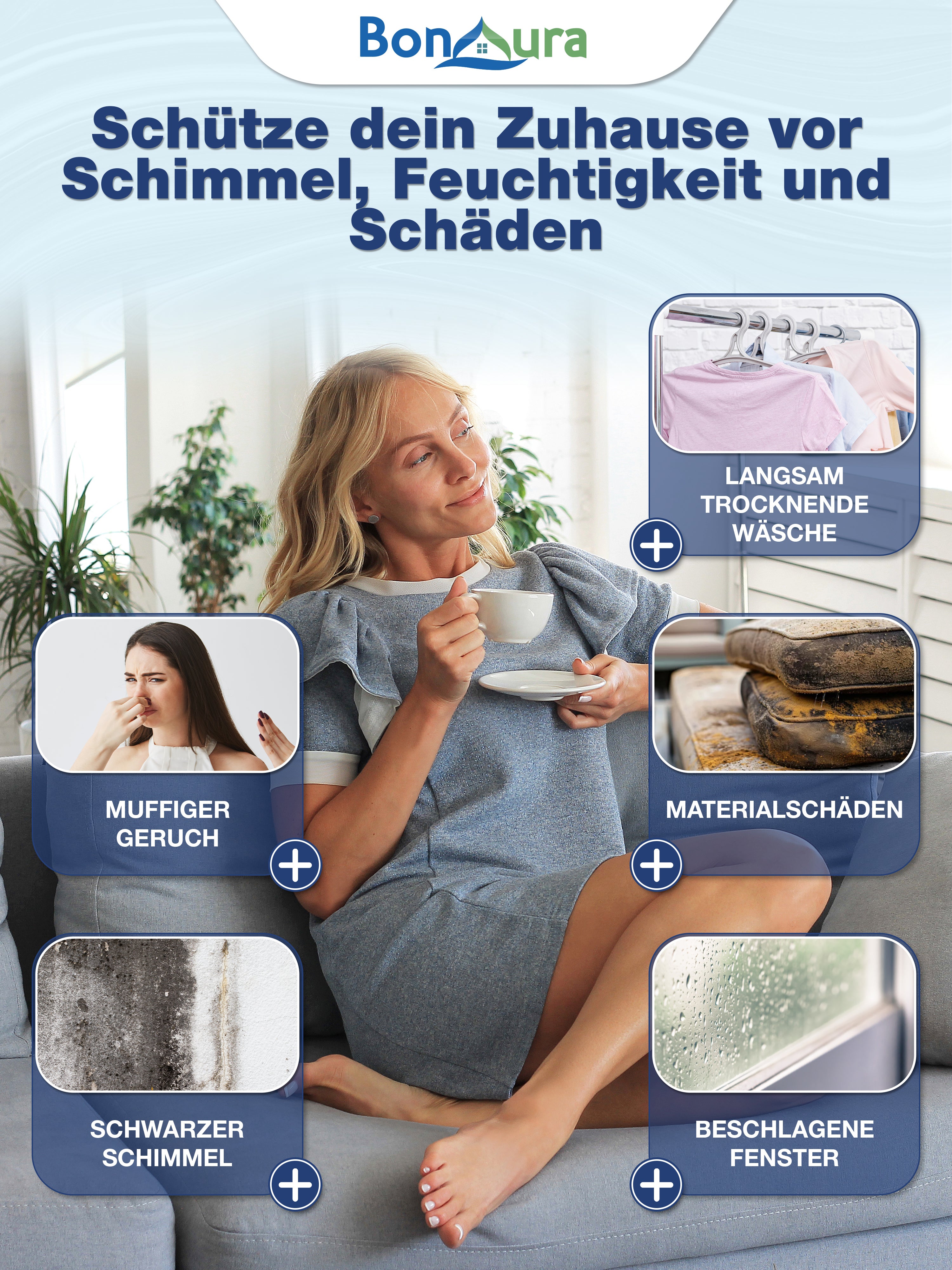 AirOne Pro elektrischer Luftentfeuchter bis 40m³