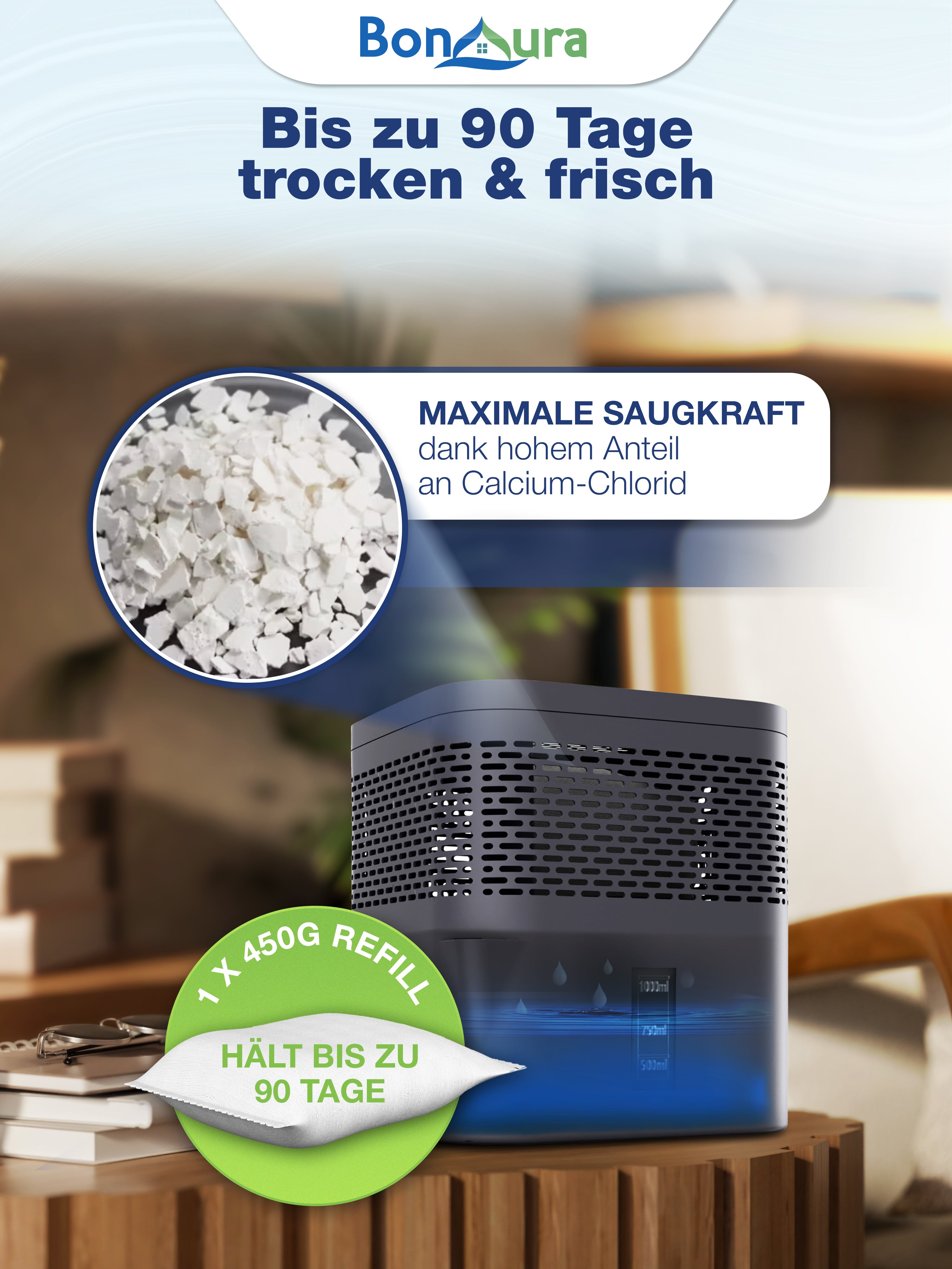 AirOne Lite Luftentfeuchter Granulat 450g