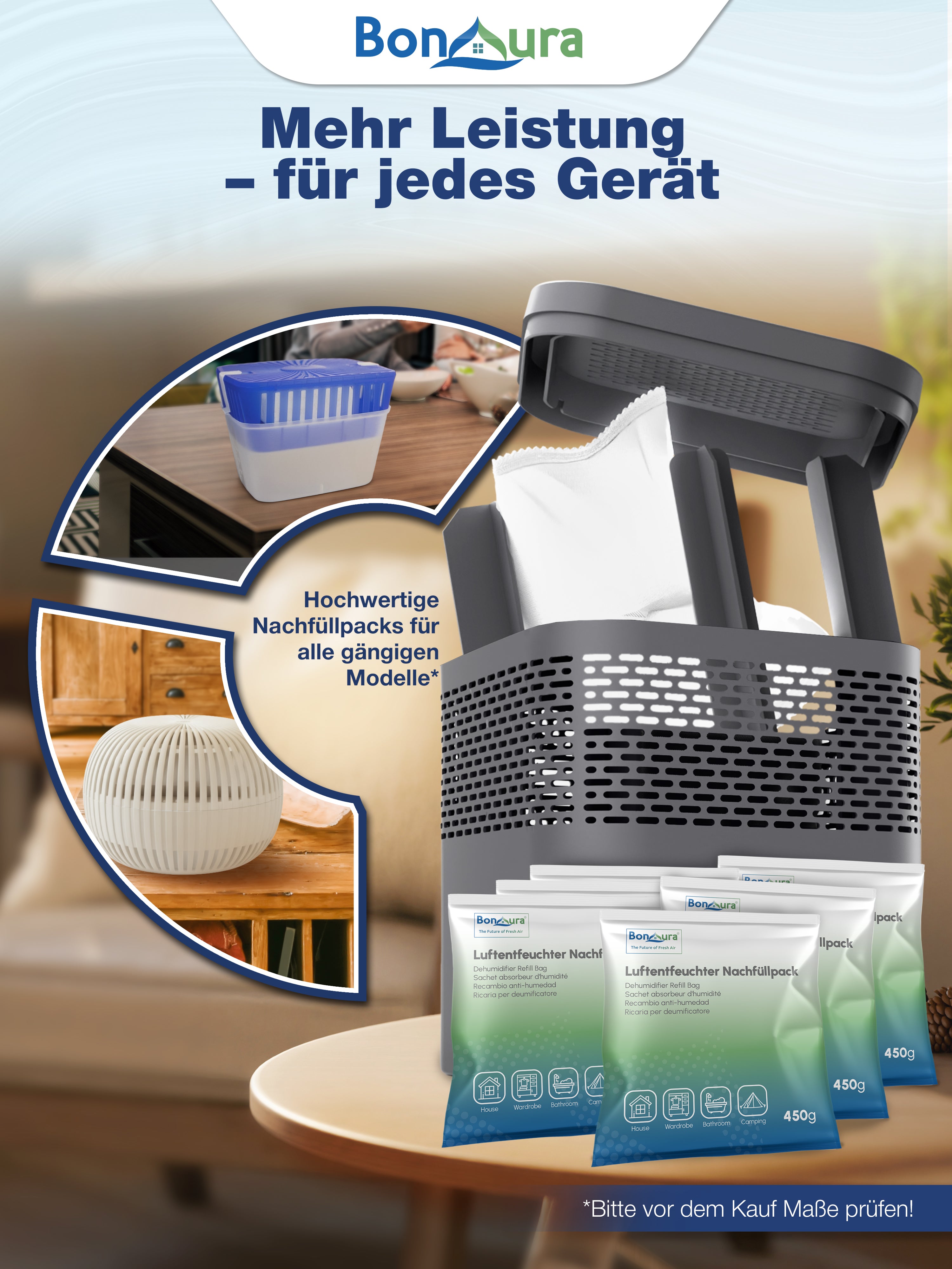 AirOne Lite Luftentfeuchter Granulat 450g