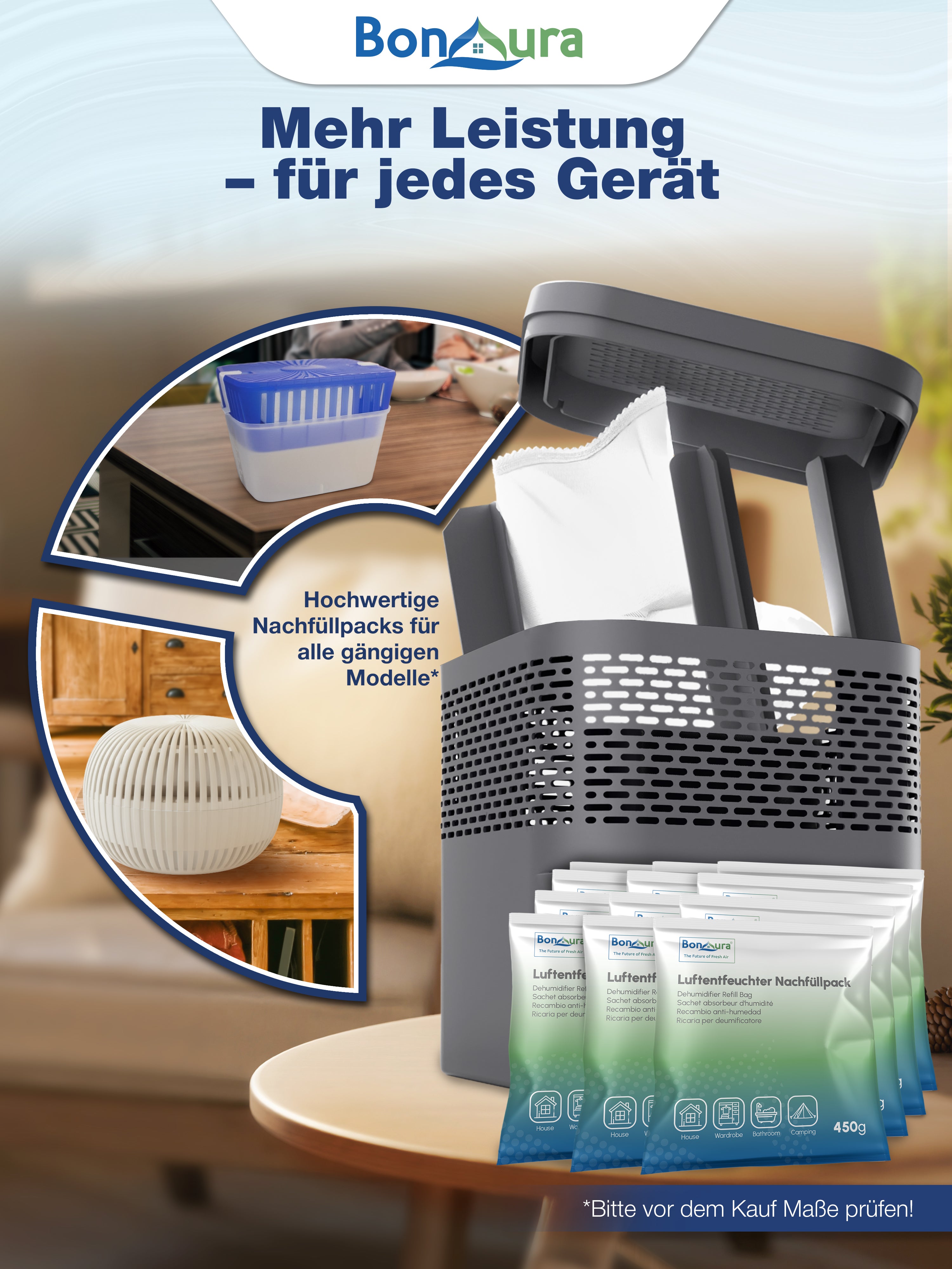 AirOne Lite Luftentfeuchter Granulat 450g