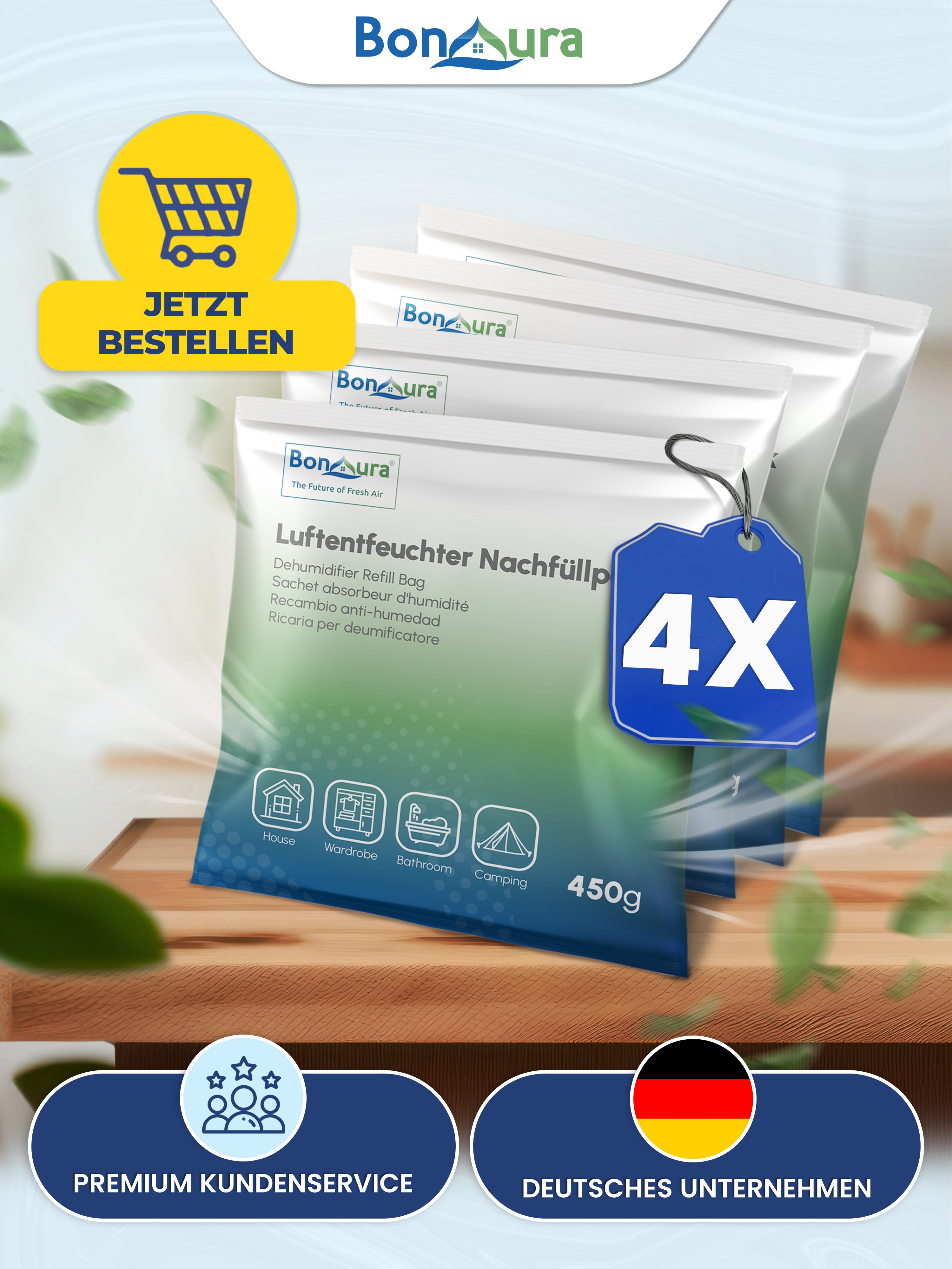 AirOne Lite Luftentfeuchter Granulat 450g