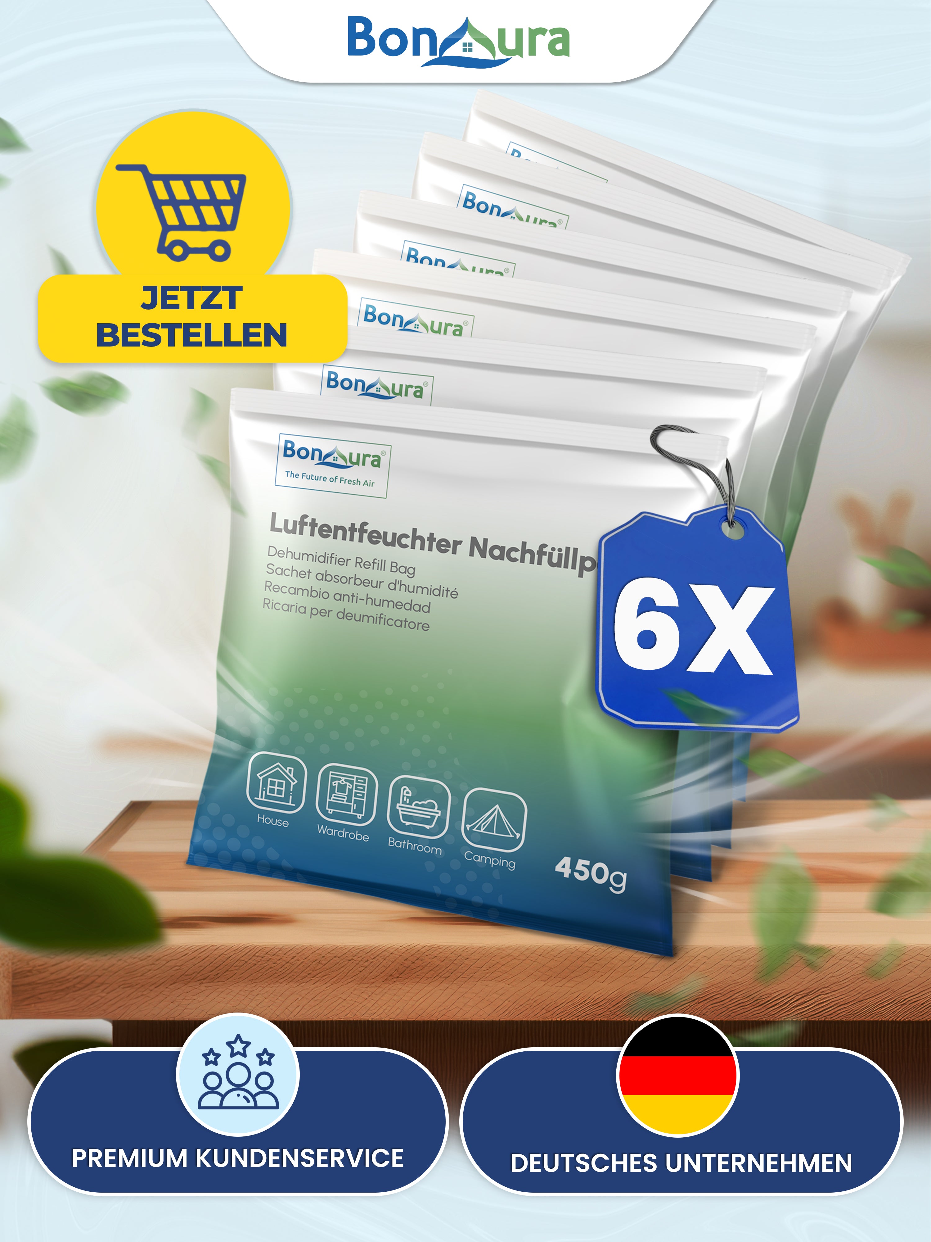 AirOne Lite Luftentfeuchter Granulat 450g